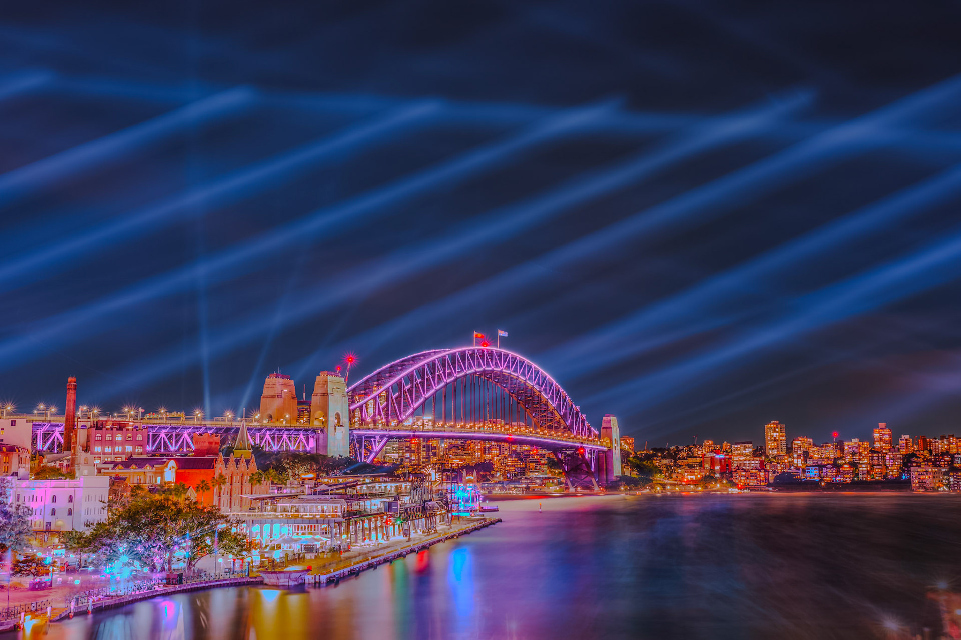 Vivid Lights from Circular Quay