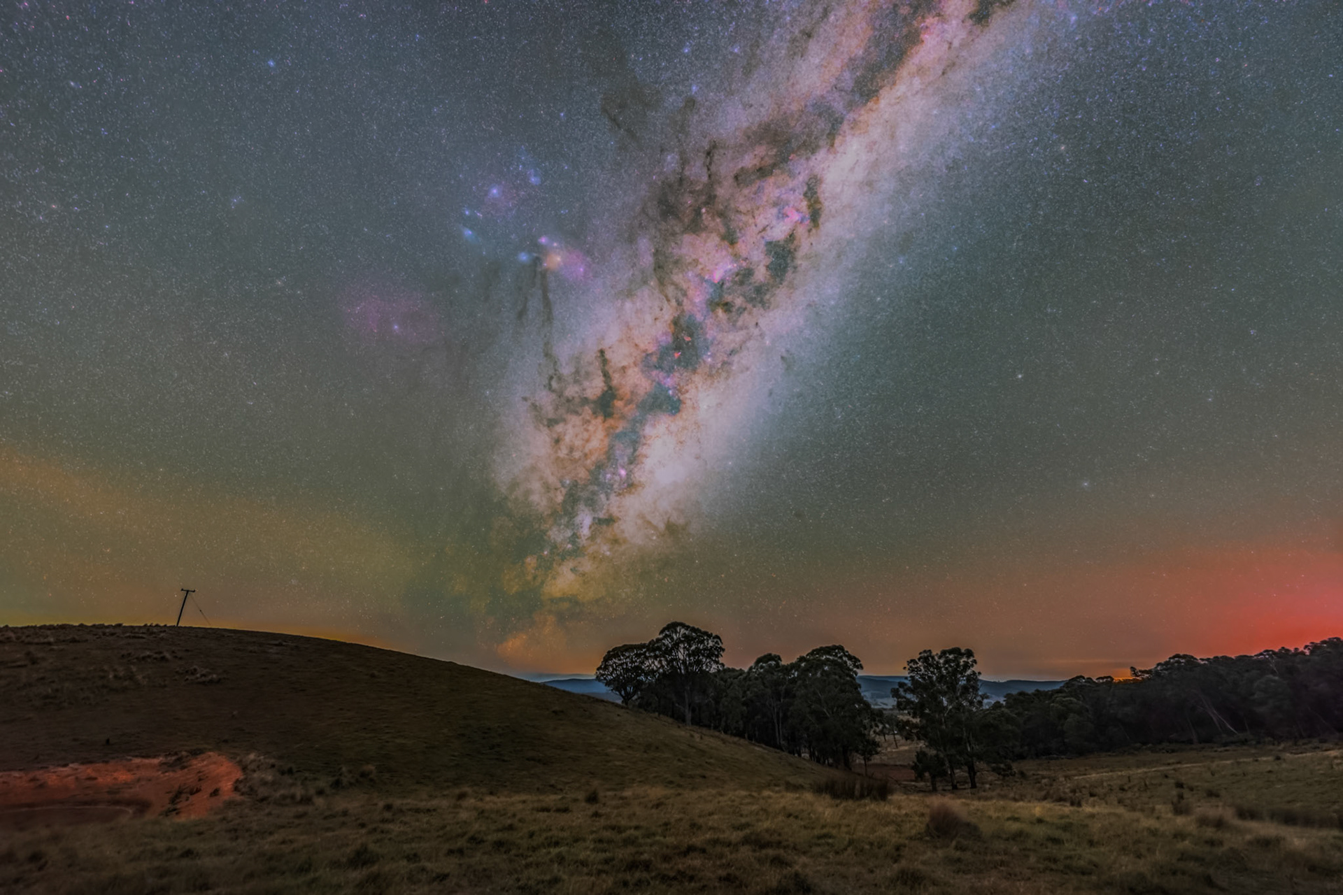 Milky Way over Bigga