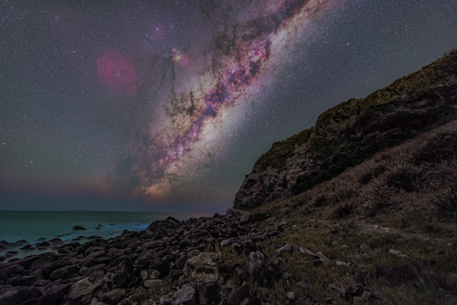 Milky Way over Boomerang Point