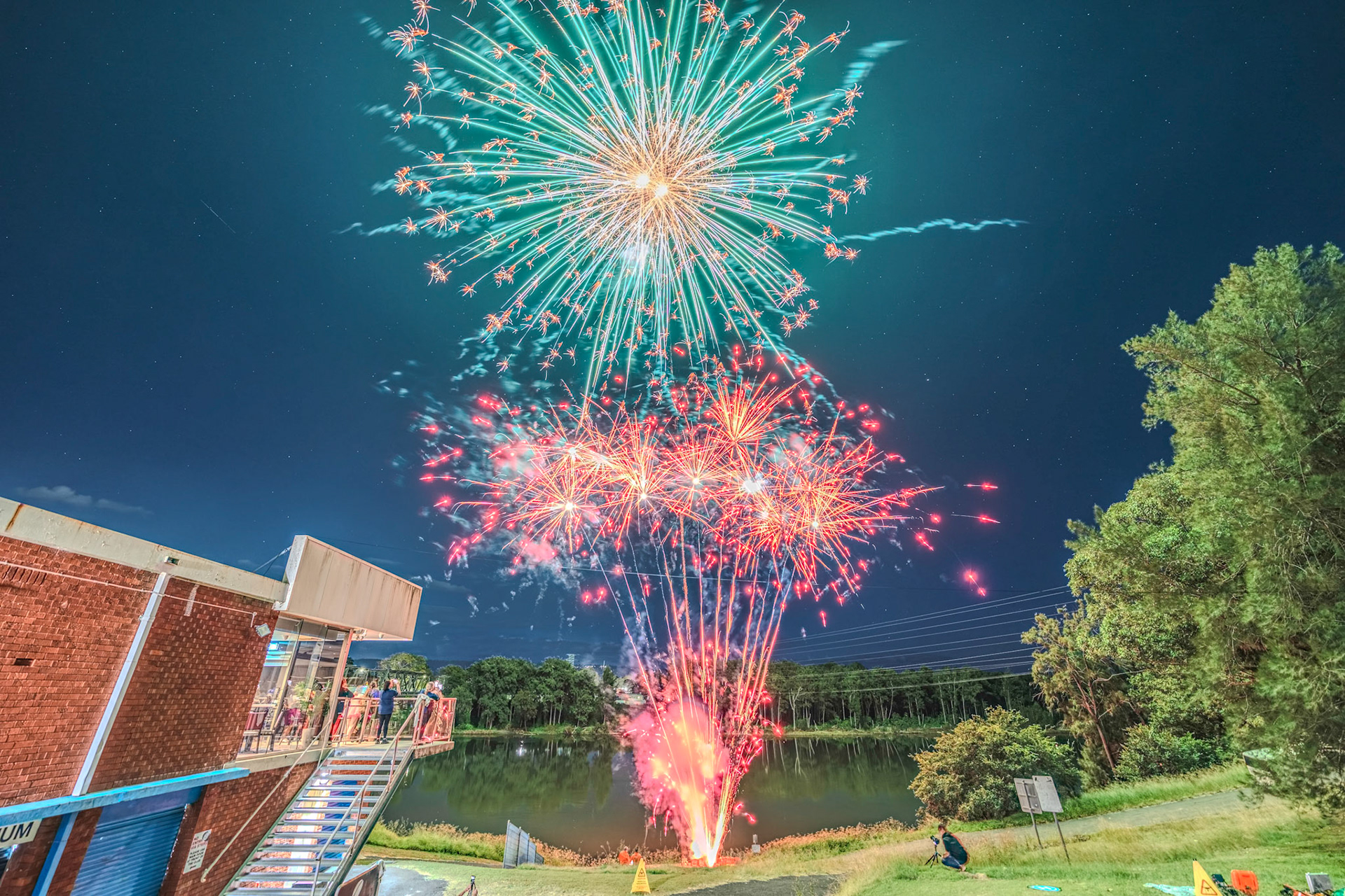 Fireworks Show from Nepean Rowing Club
