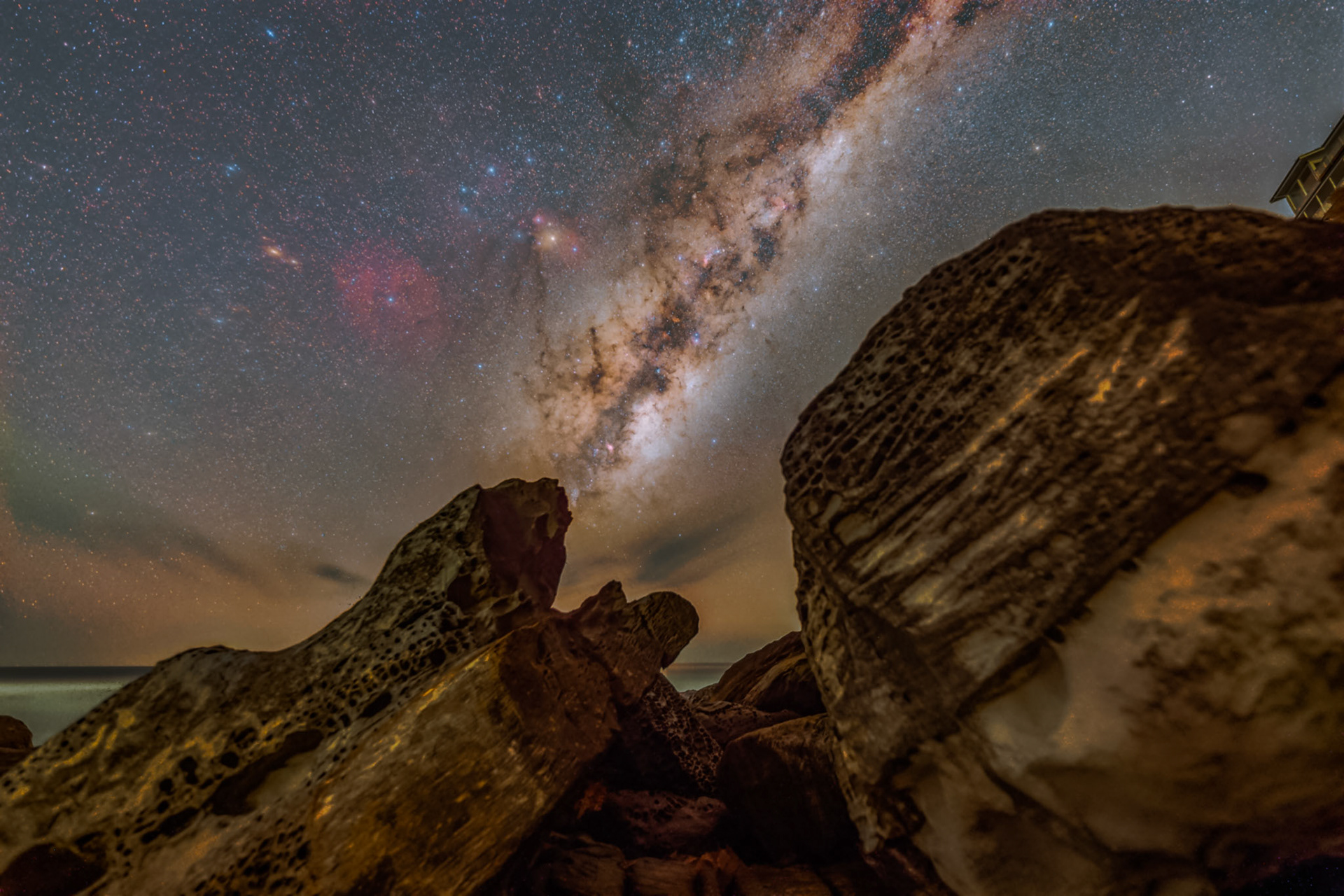 Milky Way over Palm Beach