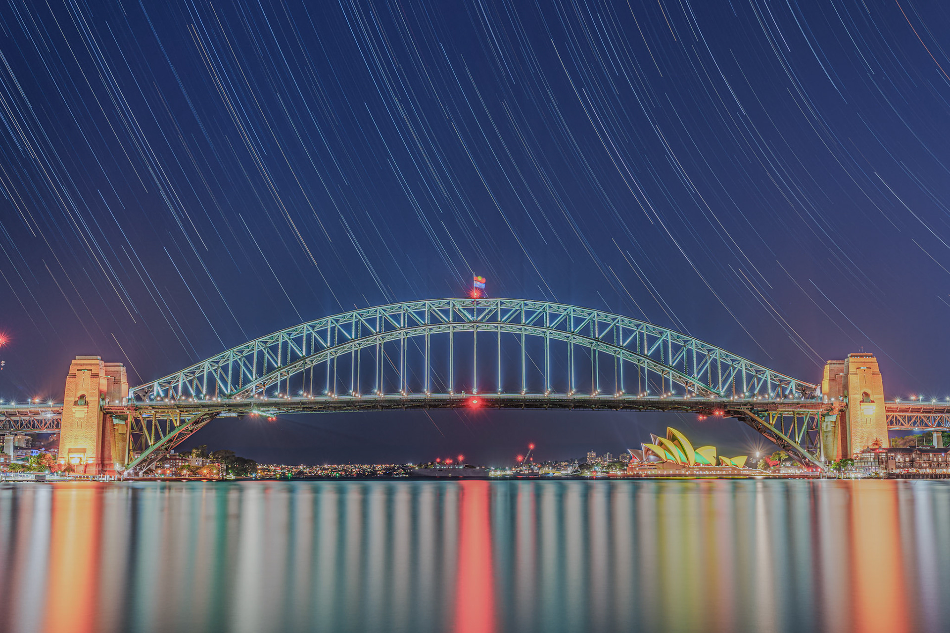 Star Trails from Blues Point