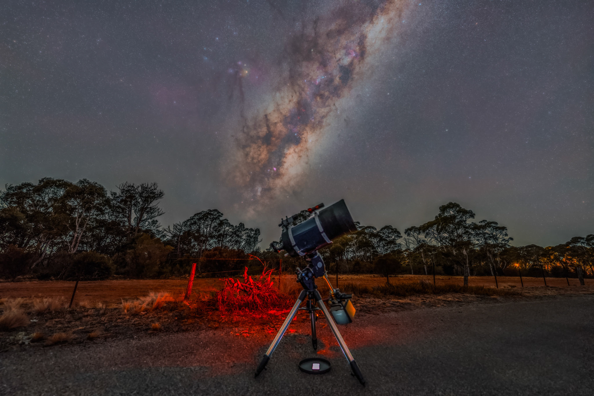 Milky Way over my telescope in Medway