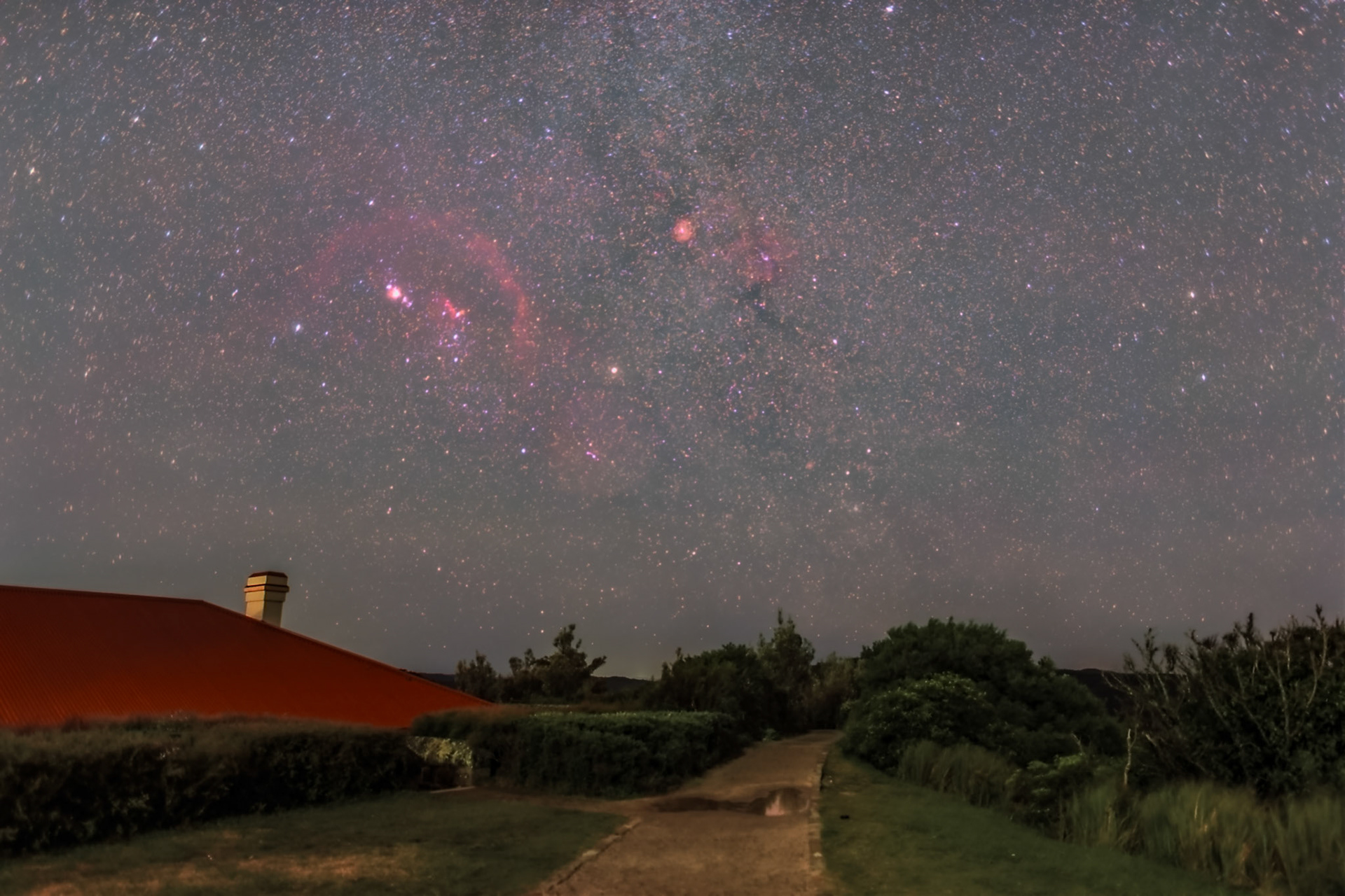 Orion over Barrenjoey Headland