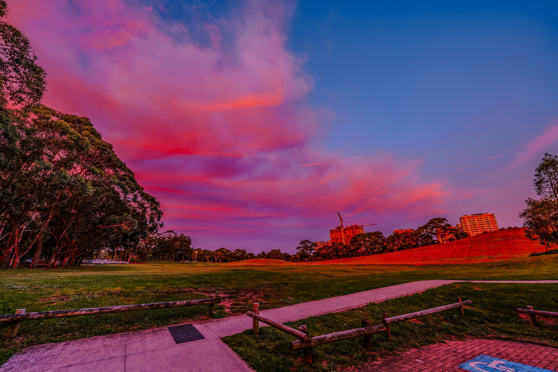 Sunset from Mutch Park