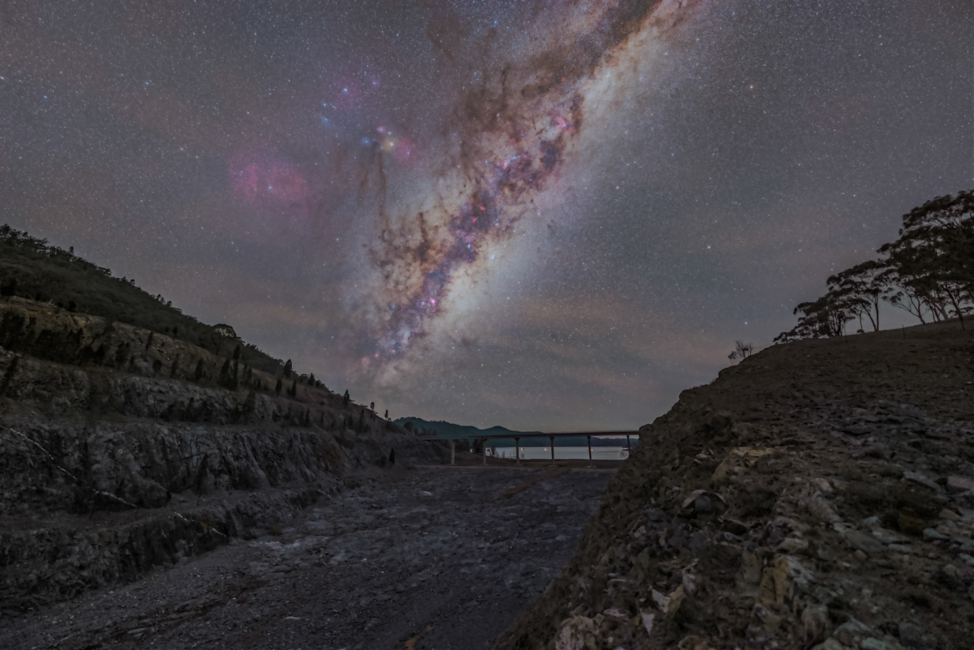 Milky Way over Lake Windamere