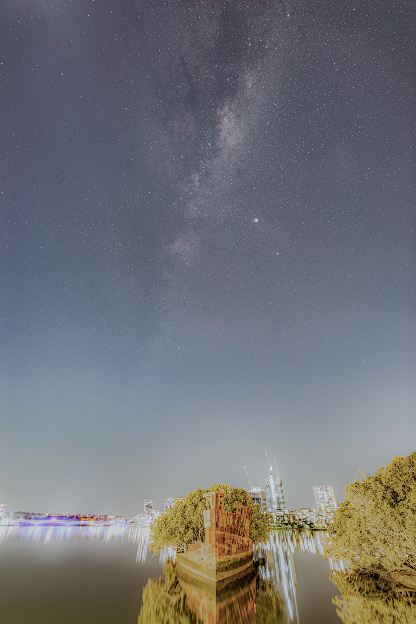 Milky way over SS Ayrfield