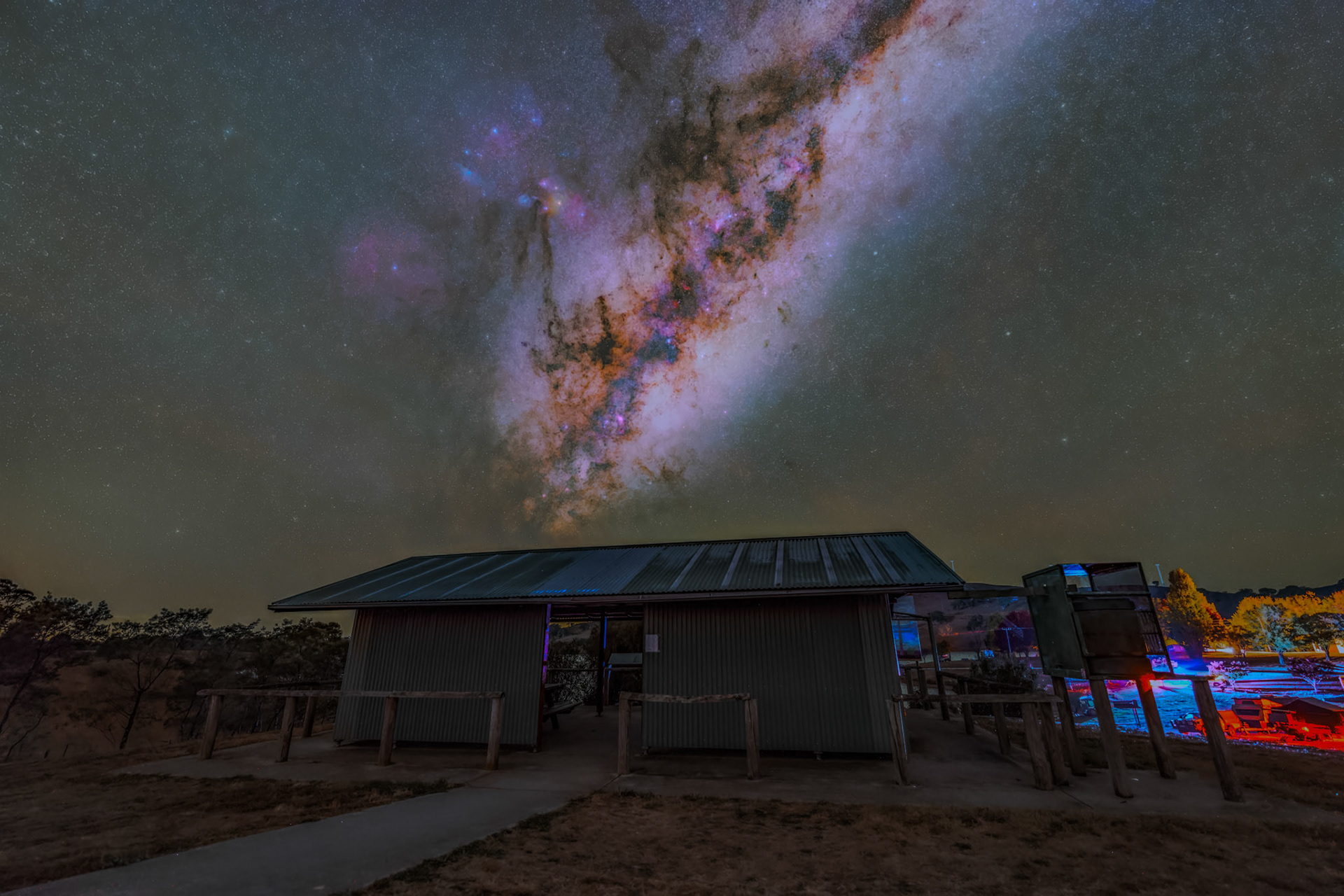 Milky Way over Carcoar Lake