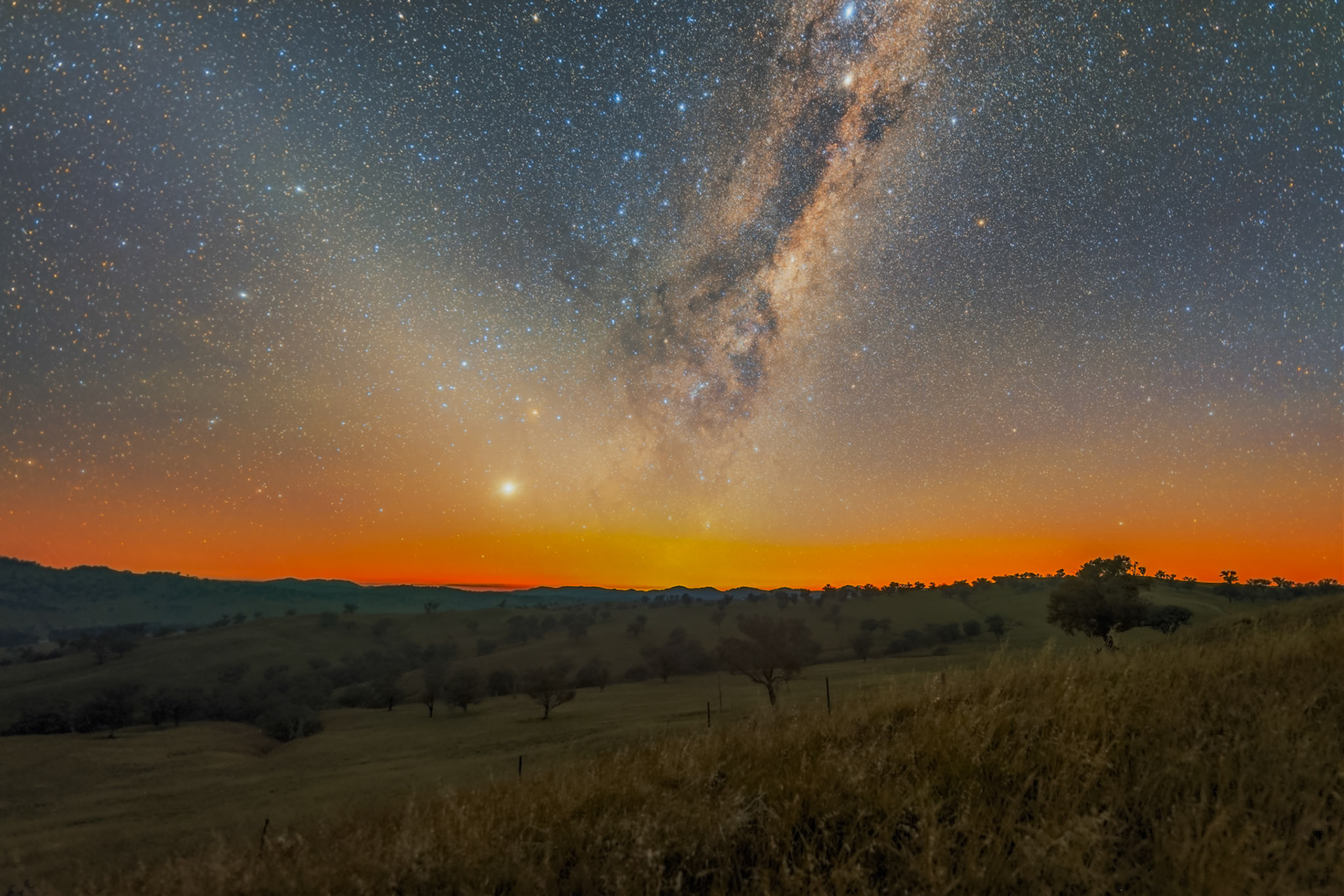 Milky Way rising over Jugiong