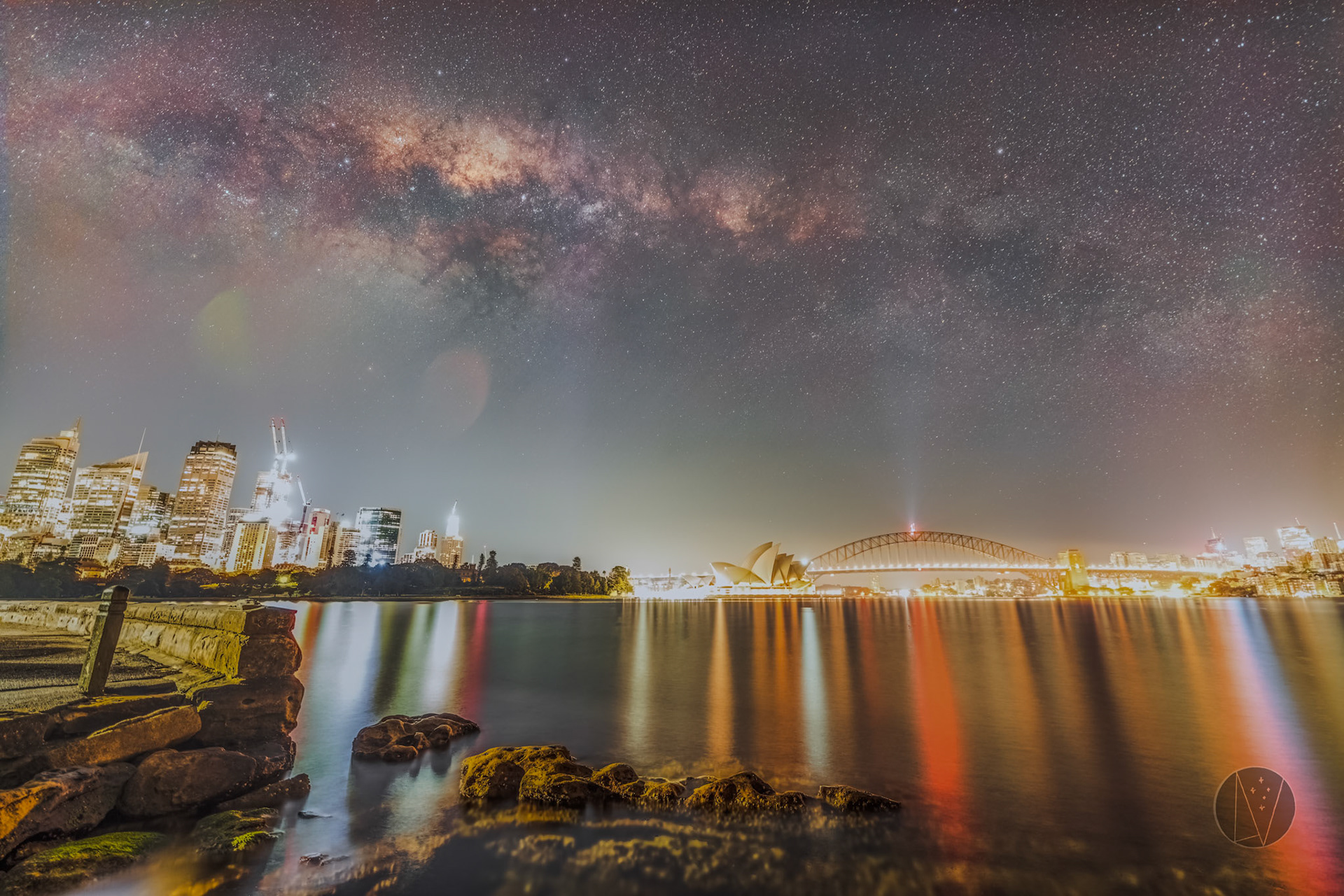 Milky Way from Mrs Macquarie’s Chair