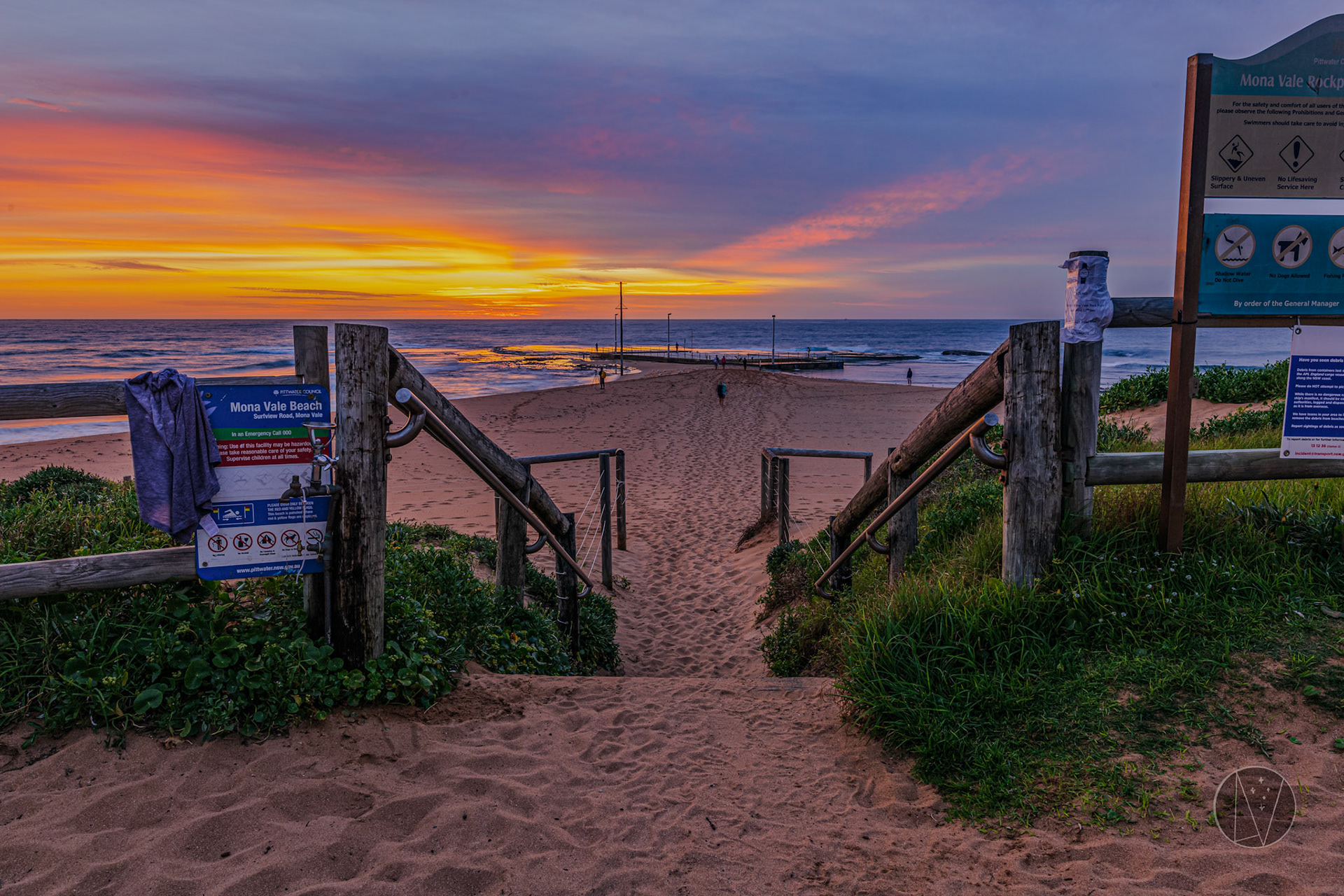 Sunrise at Mona Vale Rockpool