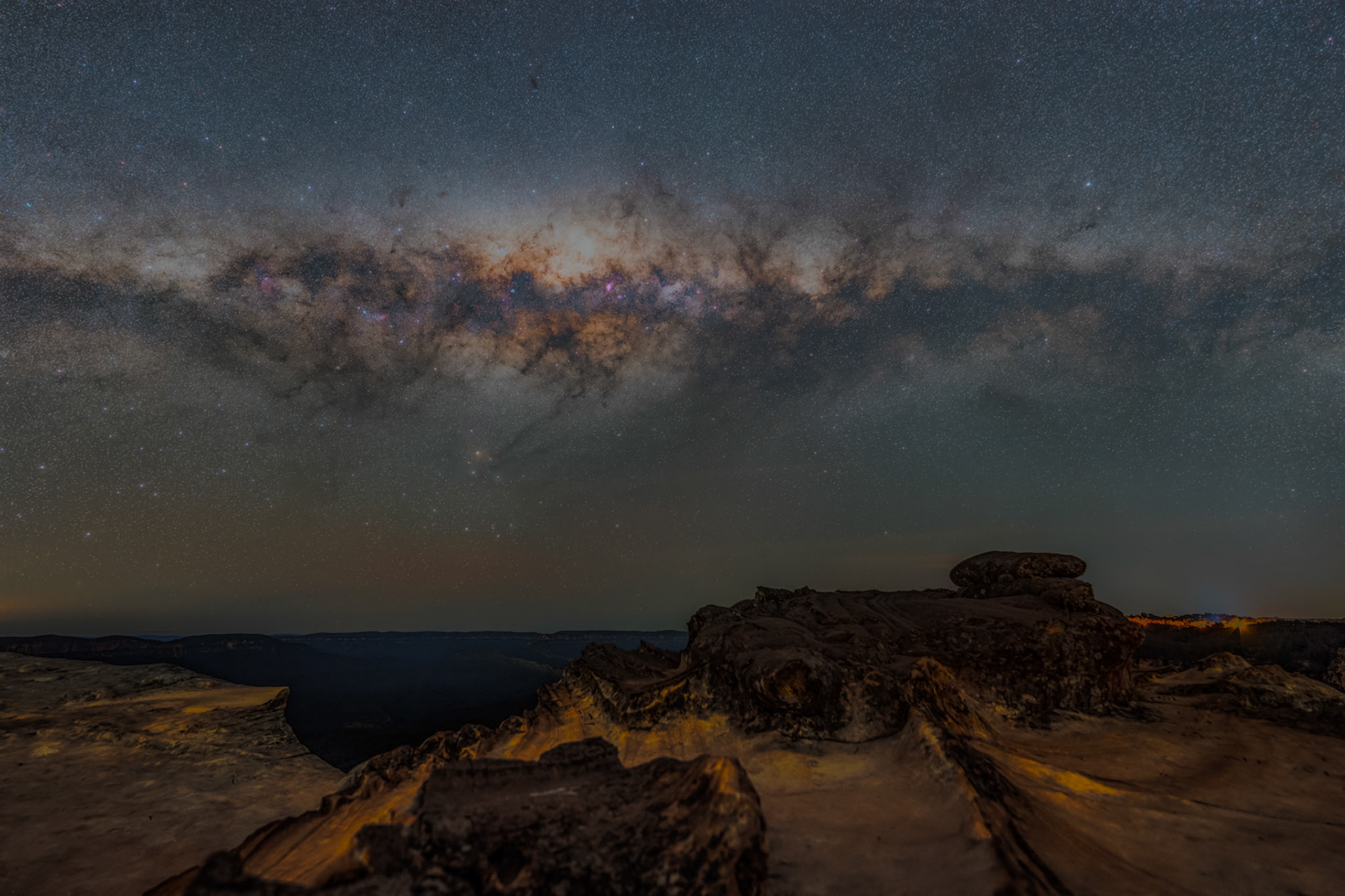 Milky Way over Lincolns Rock