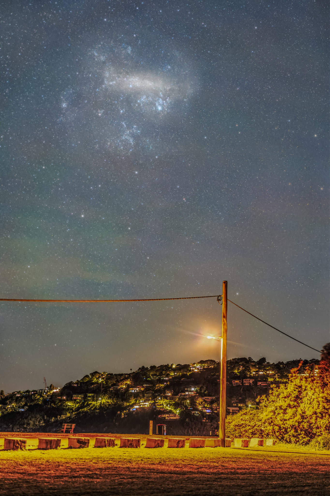 Large Magellanic Cloud from Palm Beach