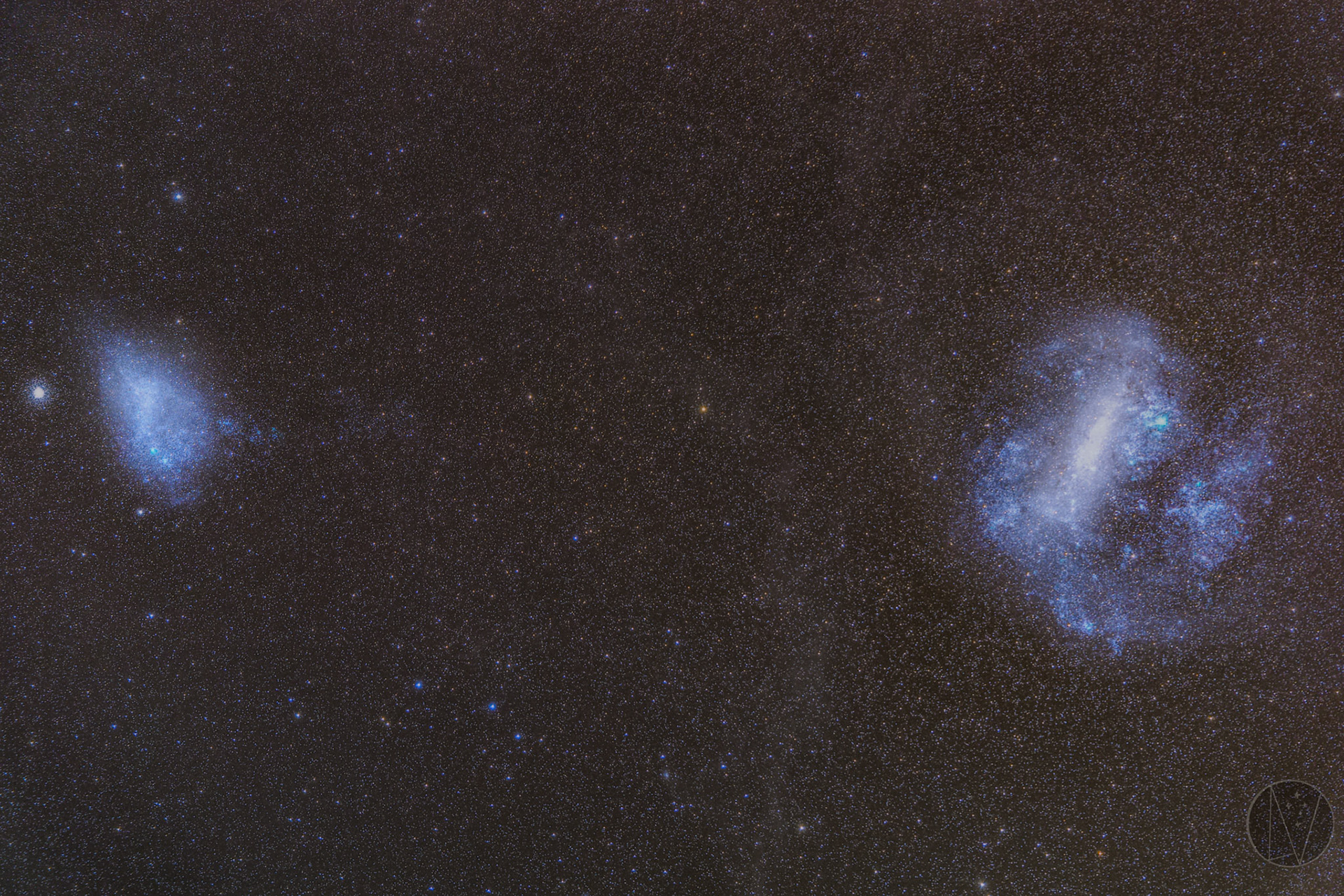 Magellanic Clouds from Bawley Point