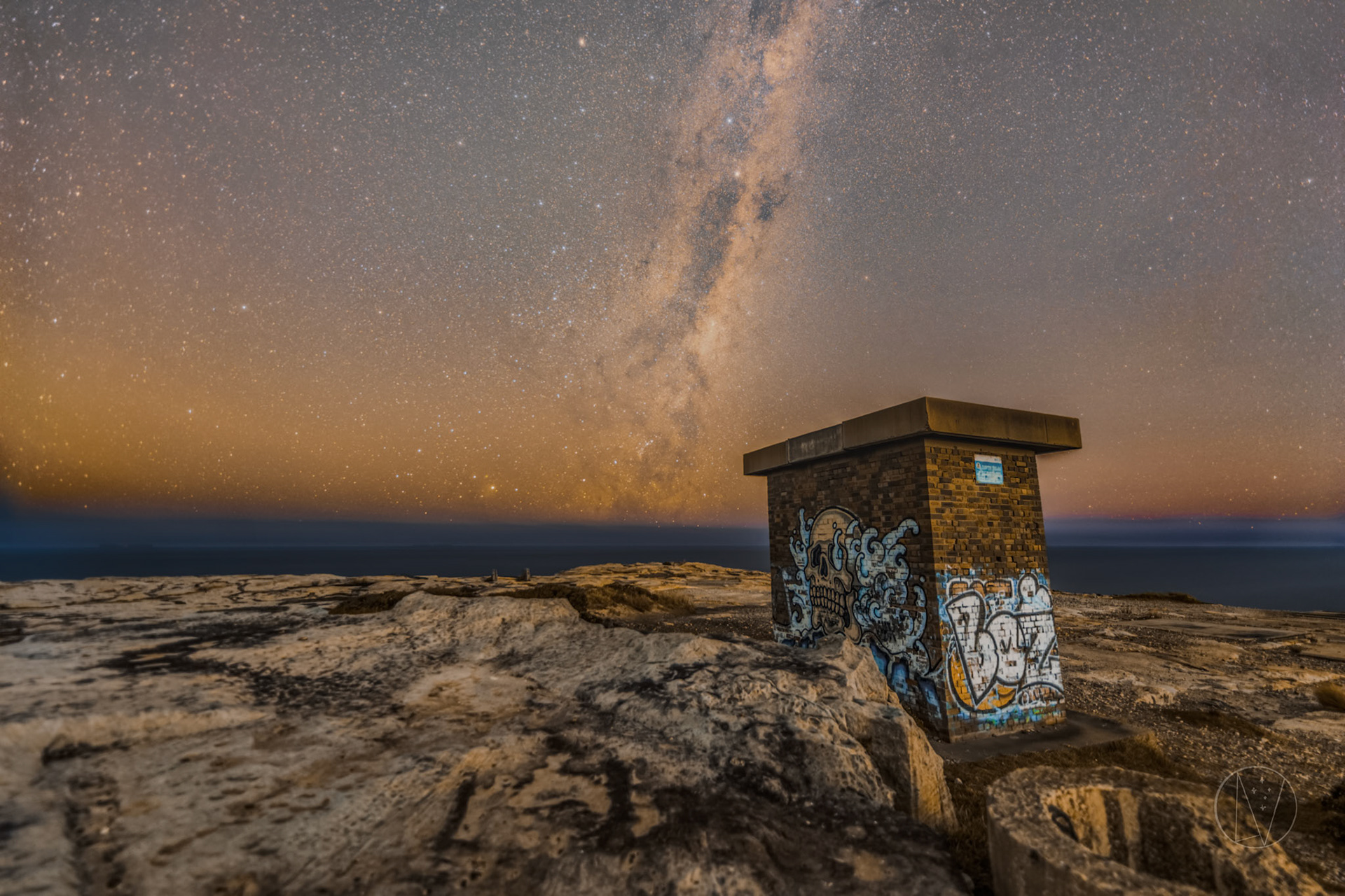 Milky Way rising over Malabar Head