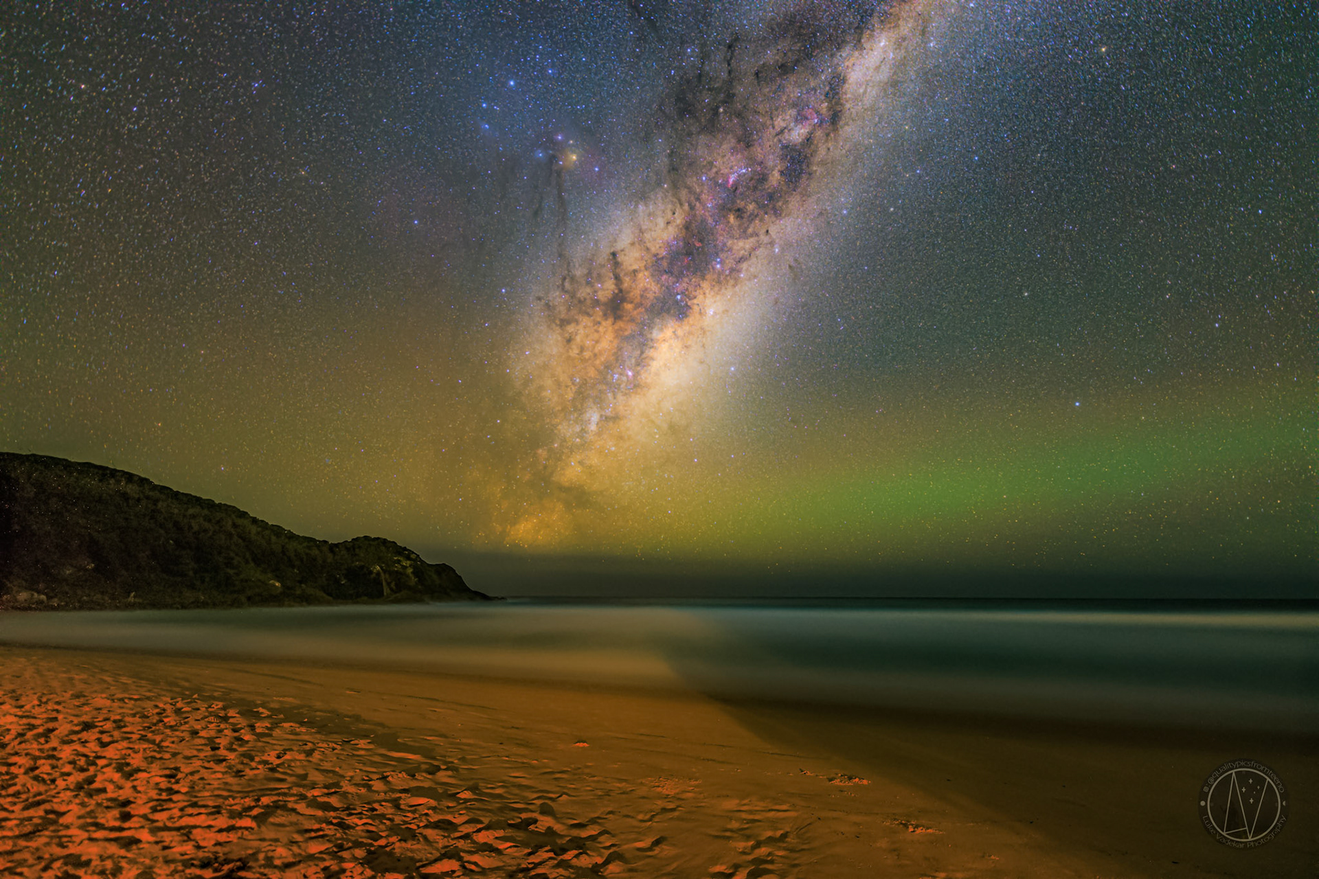 Milky Way Core from Boomerang Beach