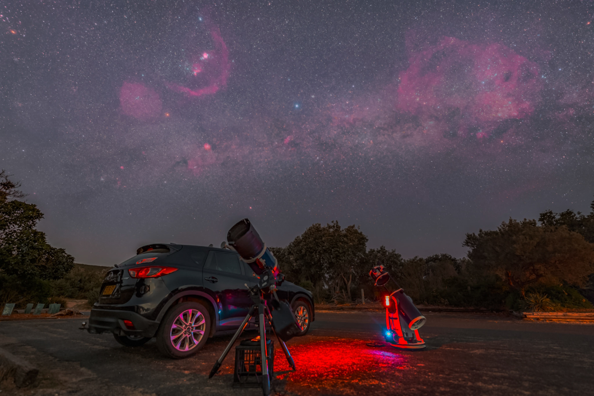Summer Milky Way over Palm Beach Astro
