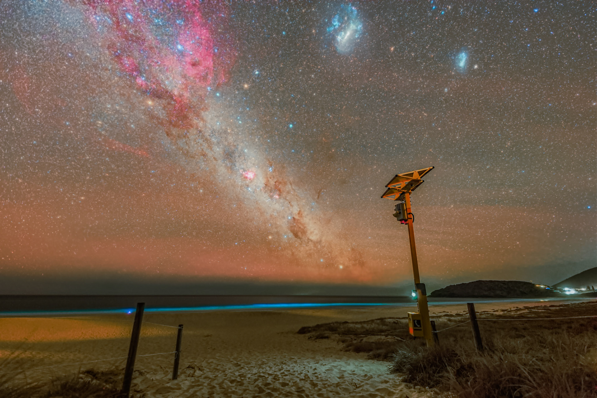 Southern Milky Way over Boomerang Beach
