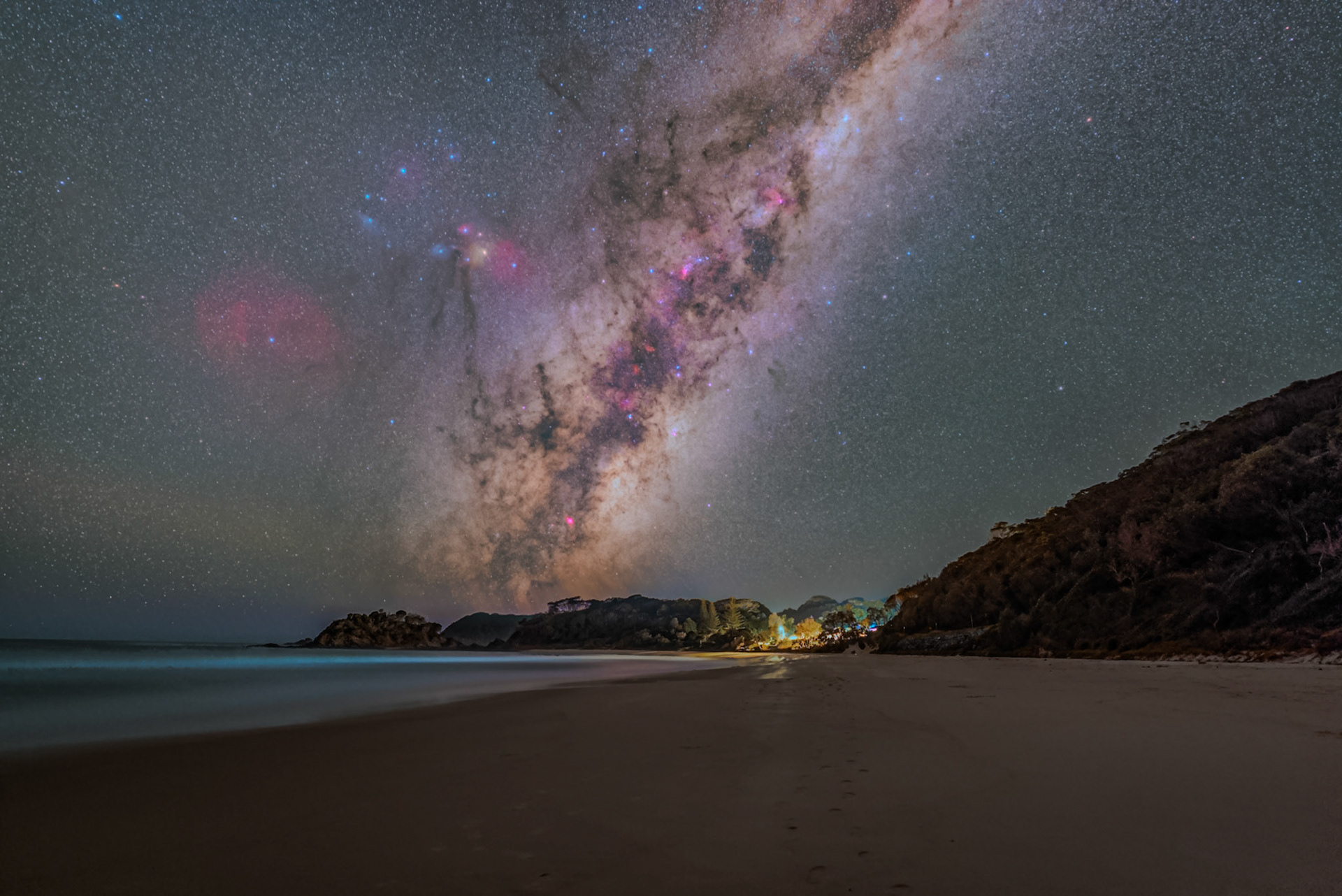 Milky Way over Number One Beach