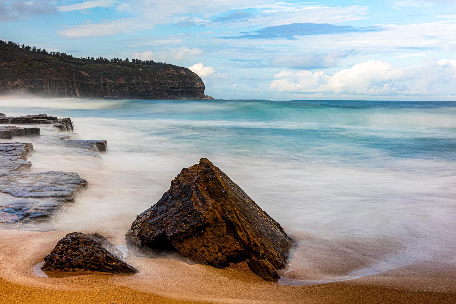 Long exposure at Turimetta Beach