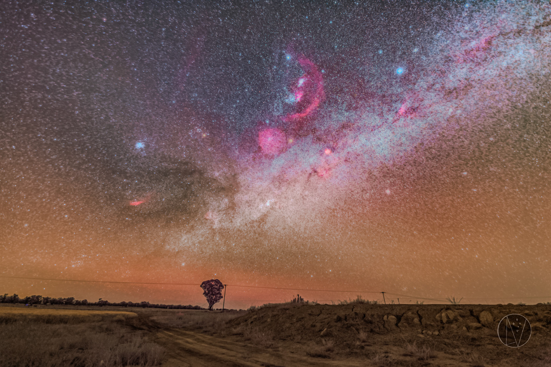 Orion and the Milky Way from Tullamore