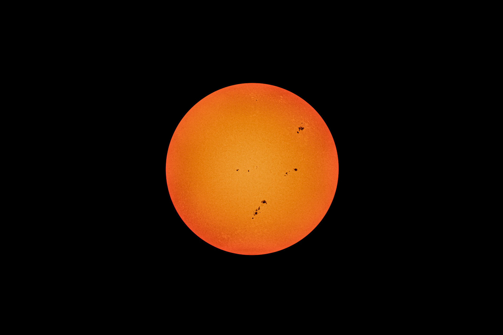 The Sun through my Telescope from Palm Beach