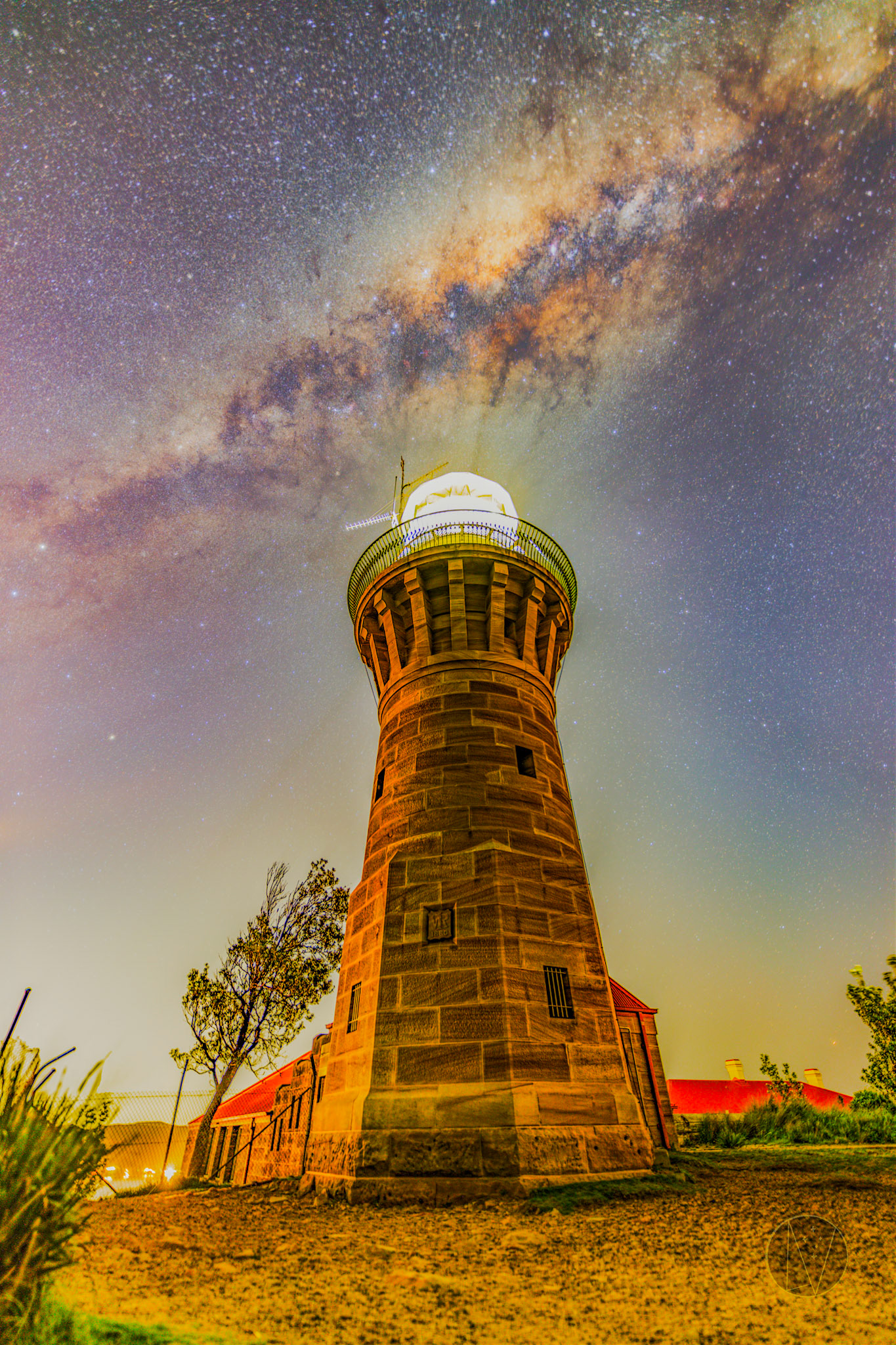 Milky Way over Barrenjoey Lighthouse