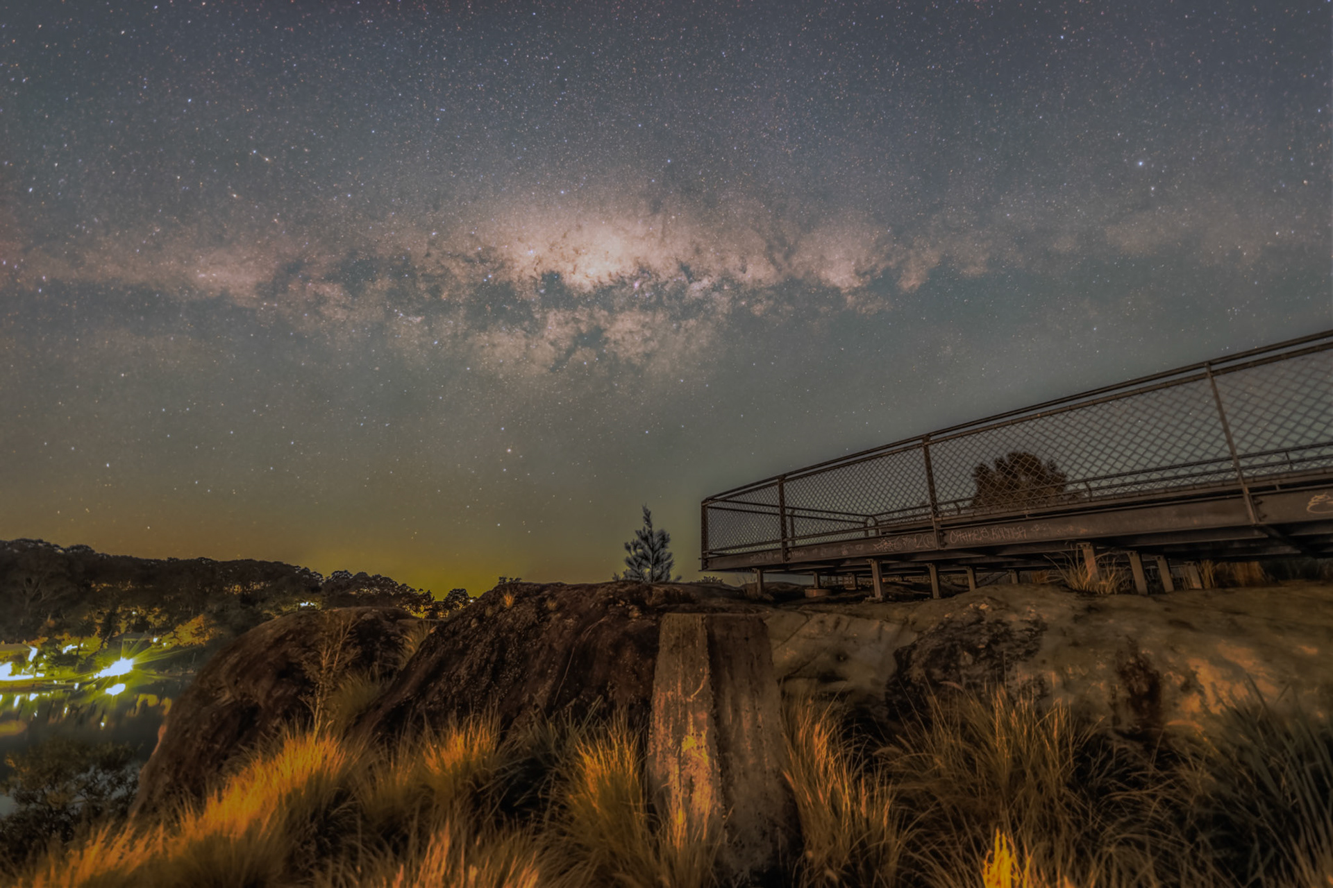 Milky Way from Berrys Bay Lookout
