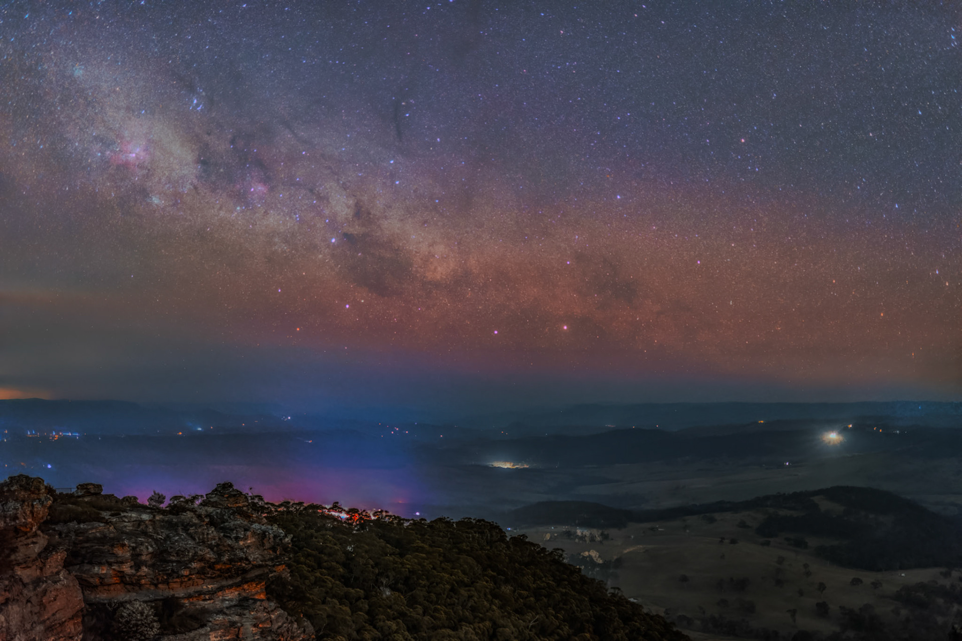 Summer Milky Way from Hassans Walls