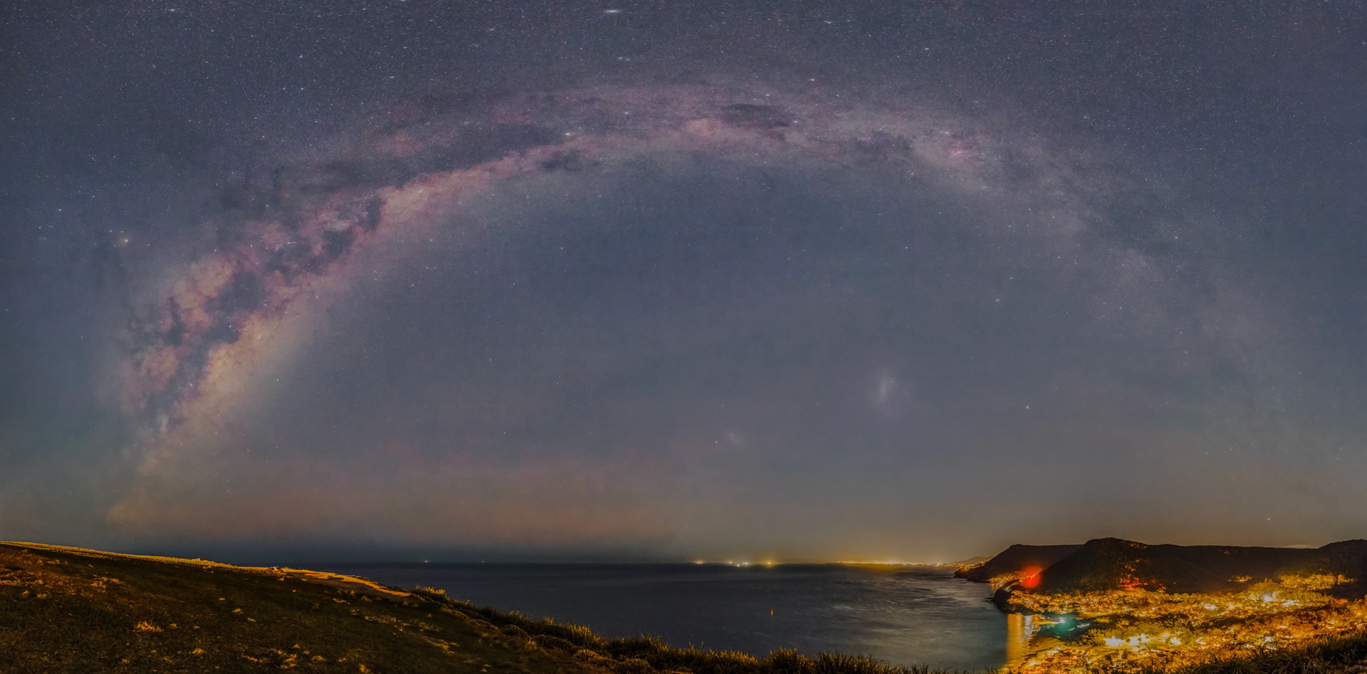 Milky Way Panorama from Stanwell Tops