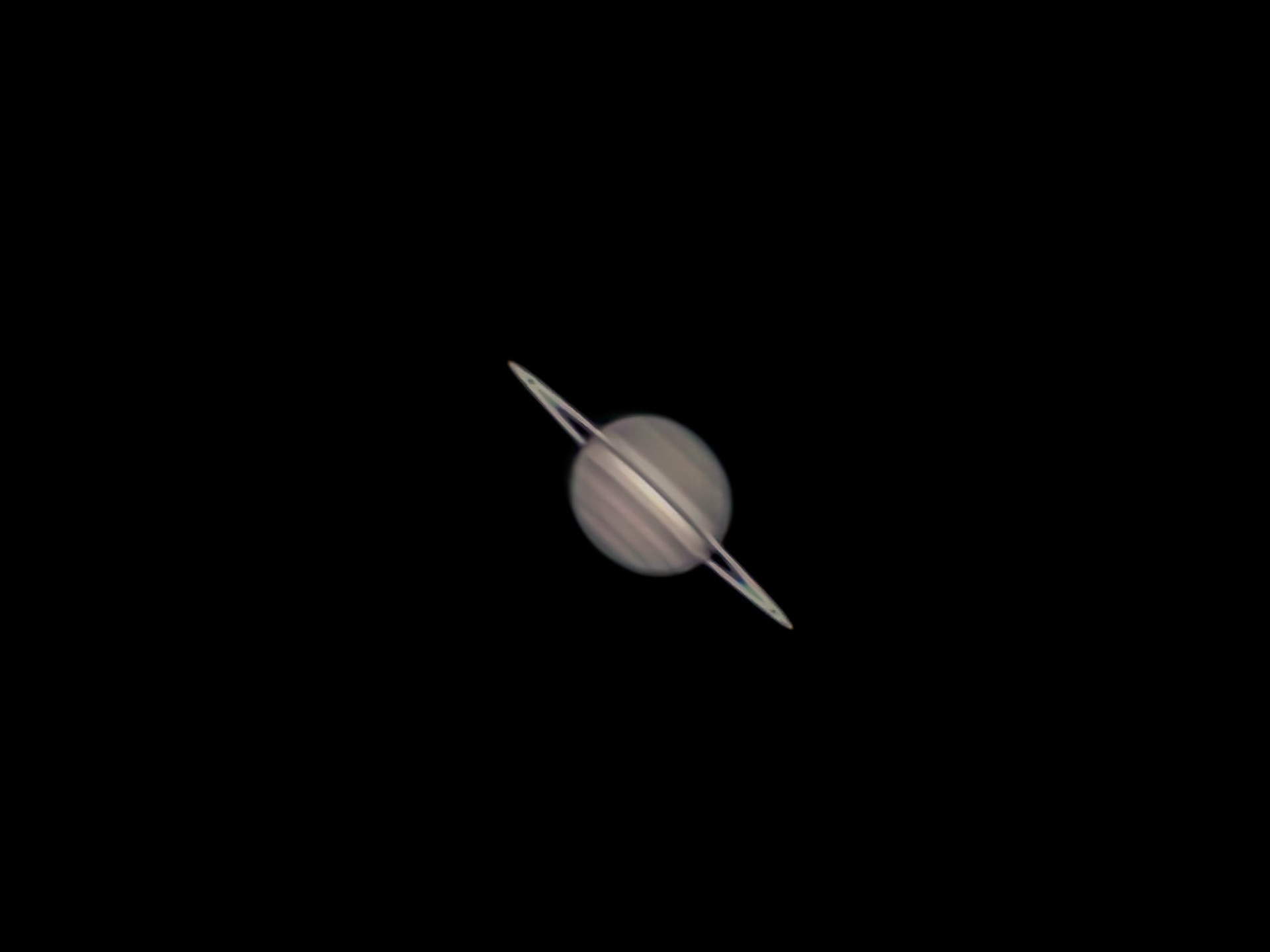 Saturn through my telescope