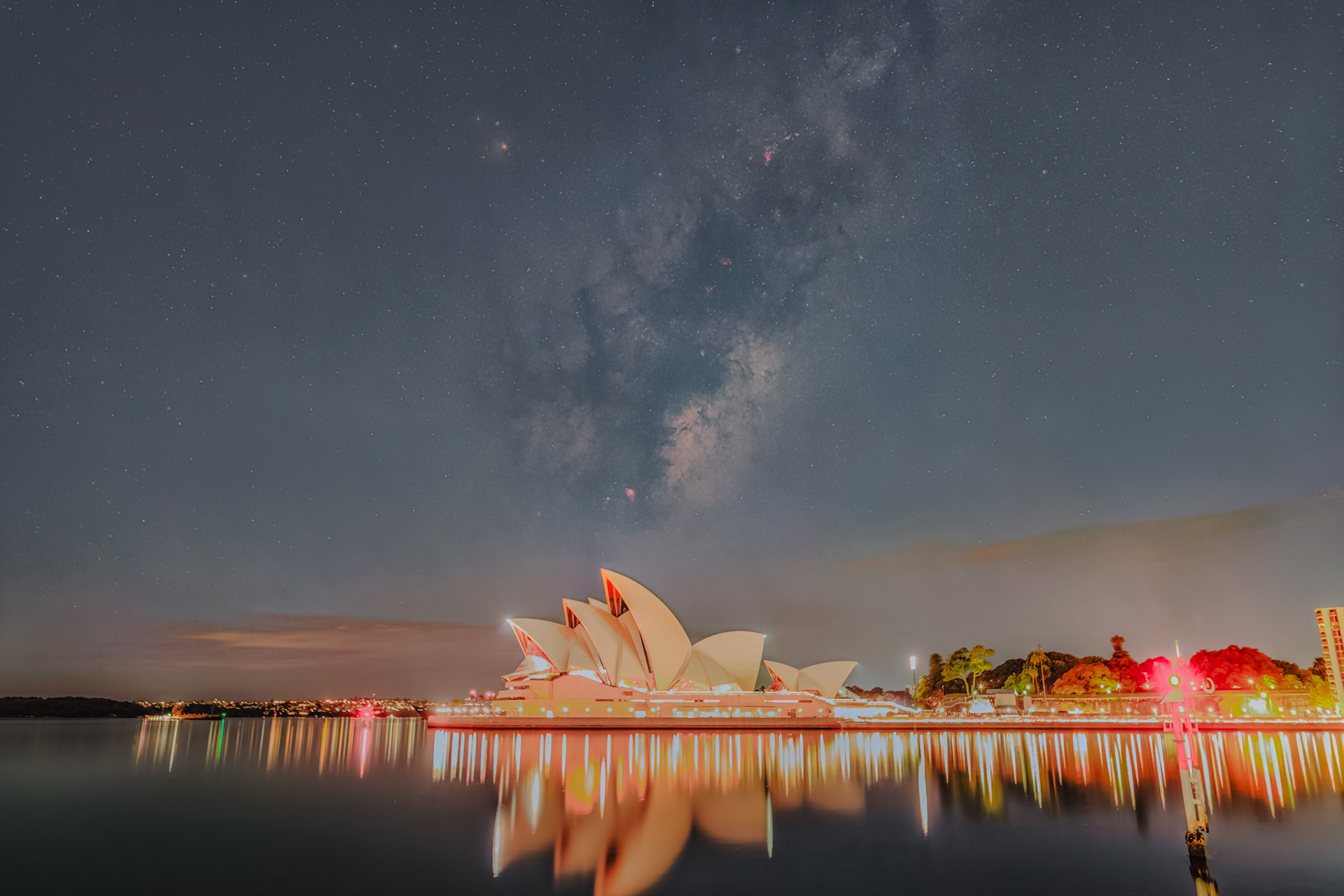 Milky Way over Sydney Opera House