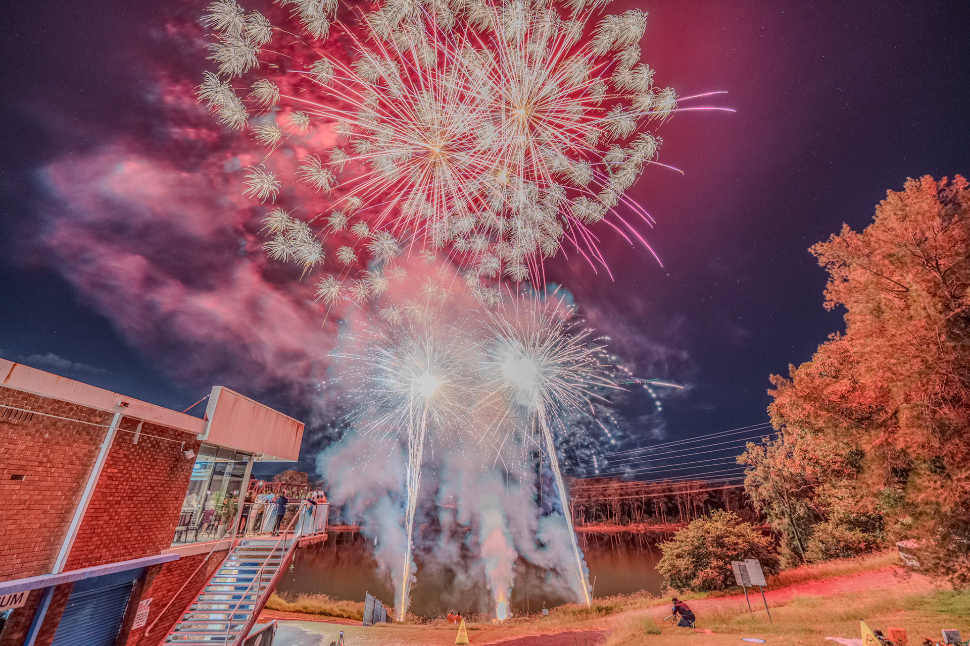 Fireworks Show from Nepean Rowing Club