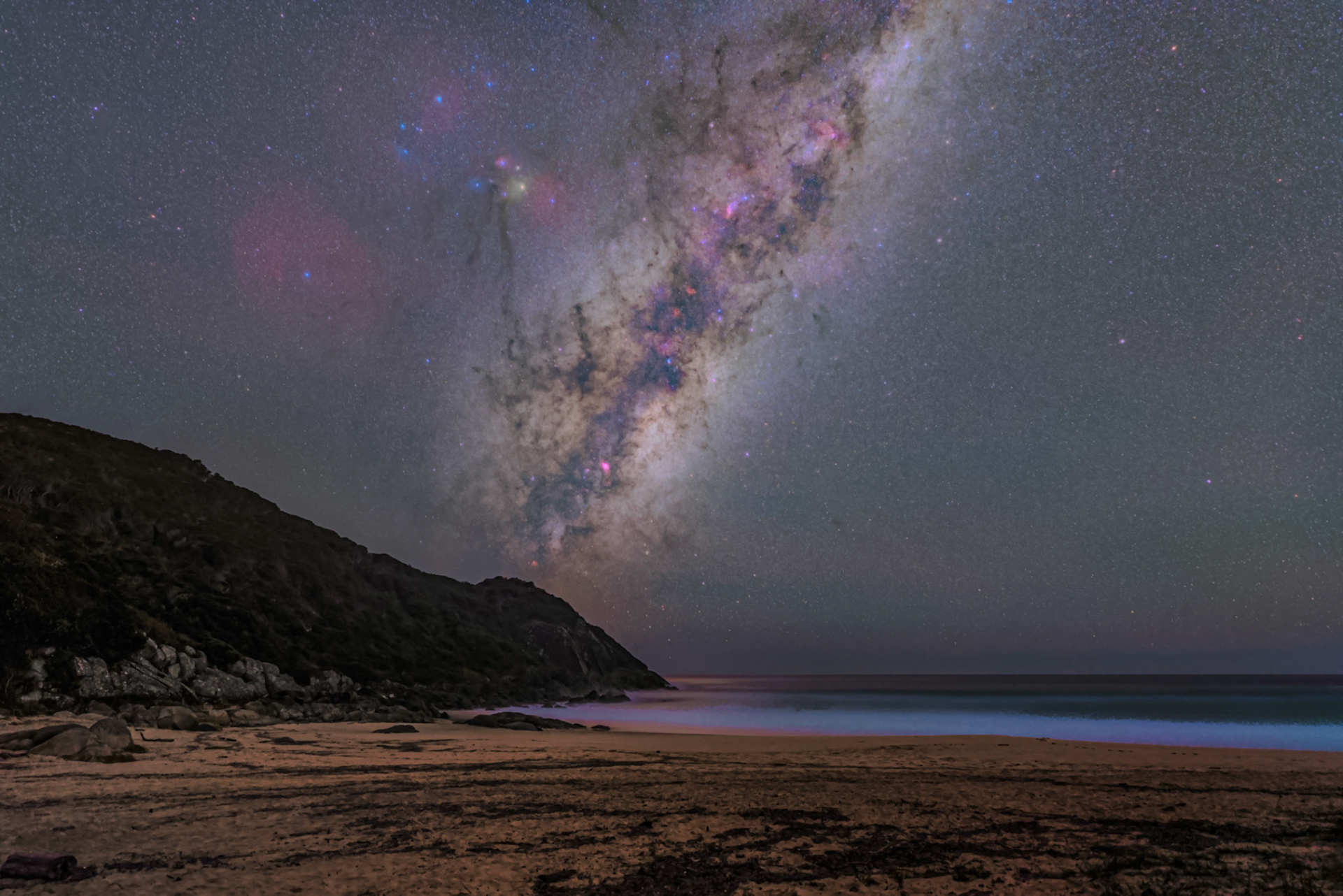 Milky Way over Boomerang Beach
