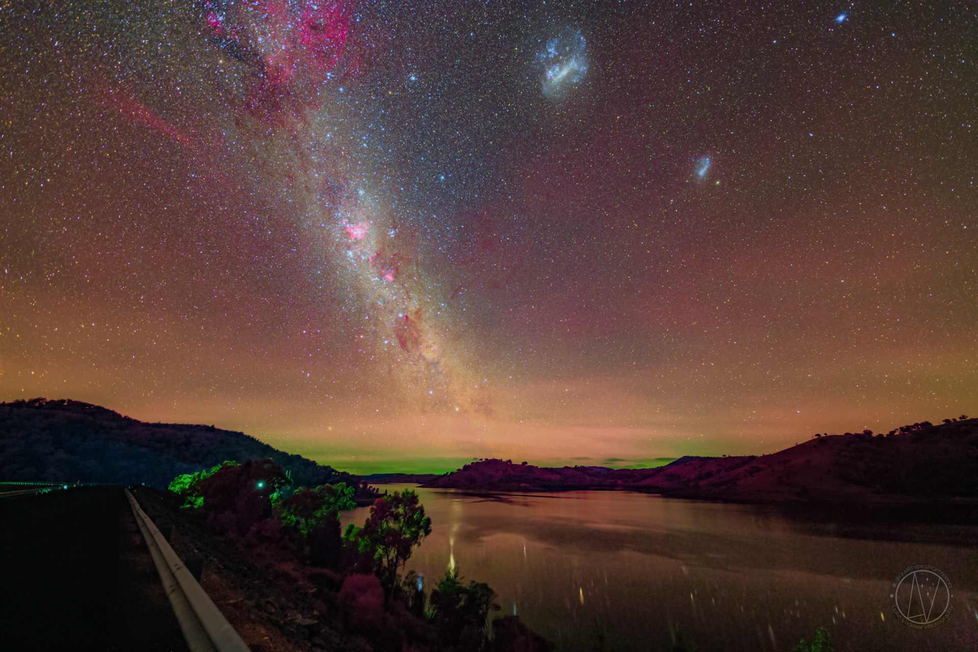 Milky Way over Lake Windamere