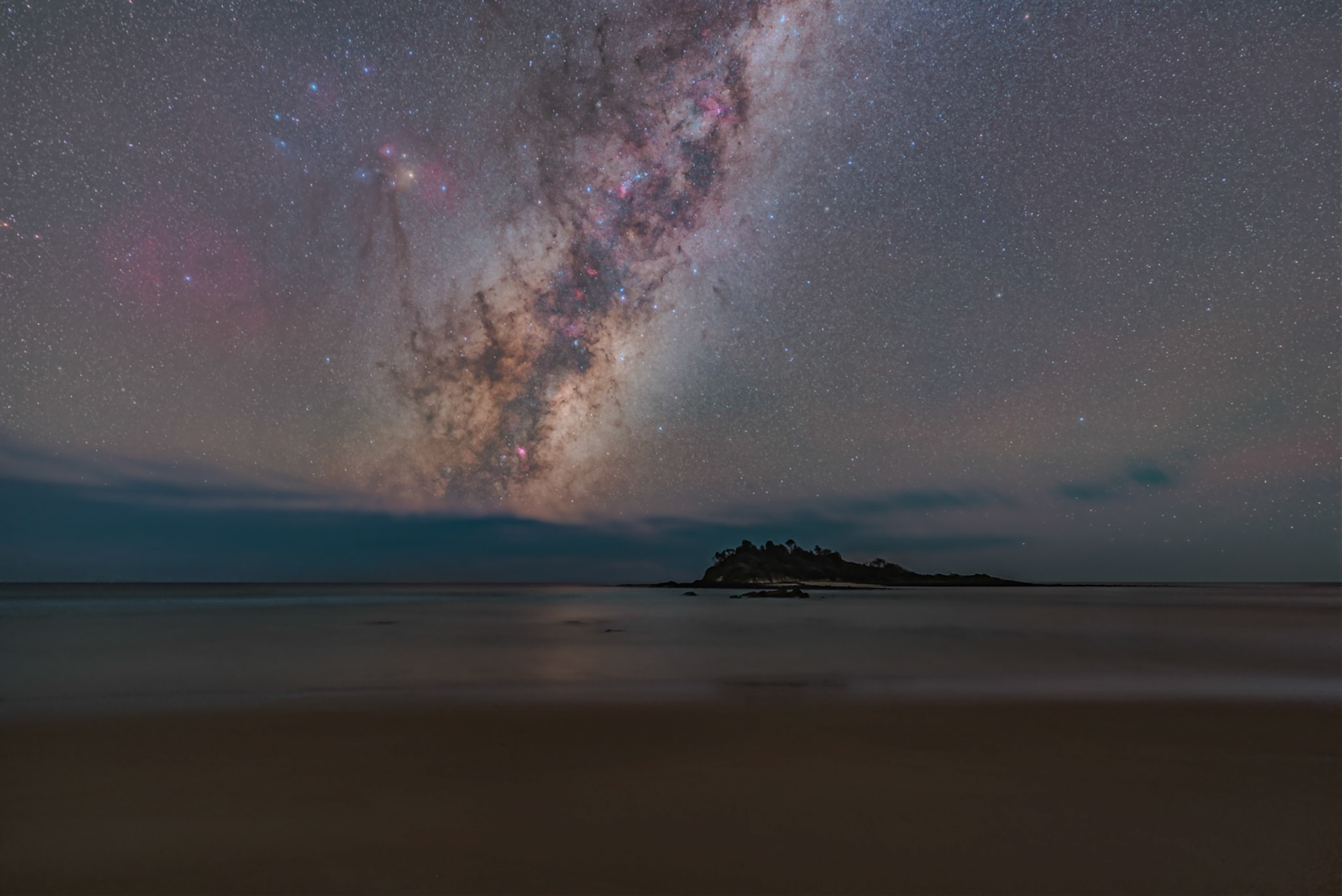 Milky Way over Green Island