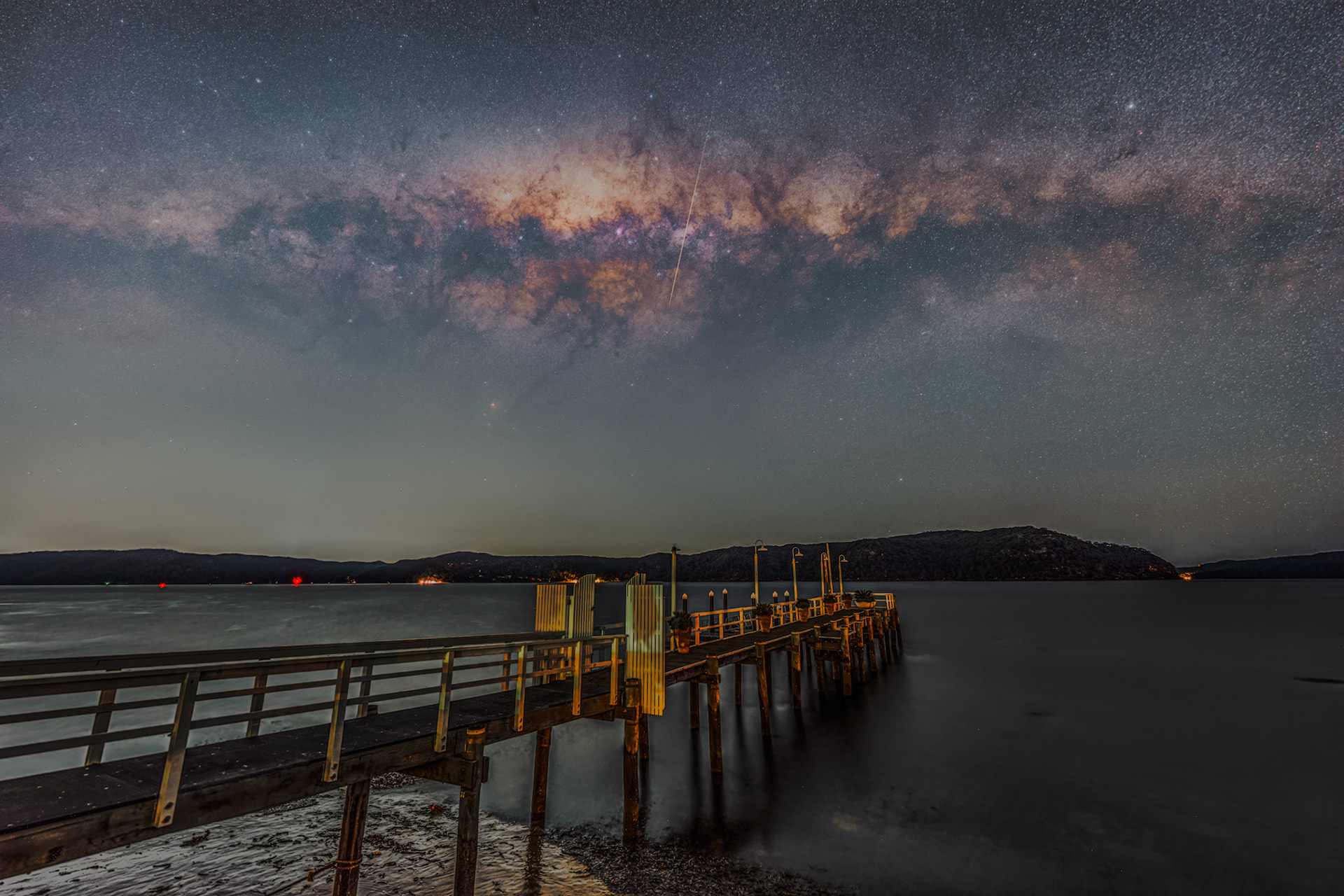 Milky Way over Joey Wharf