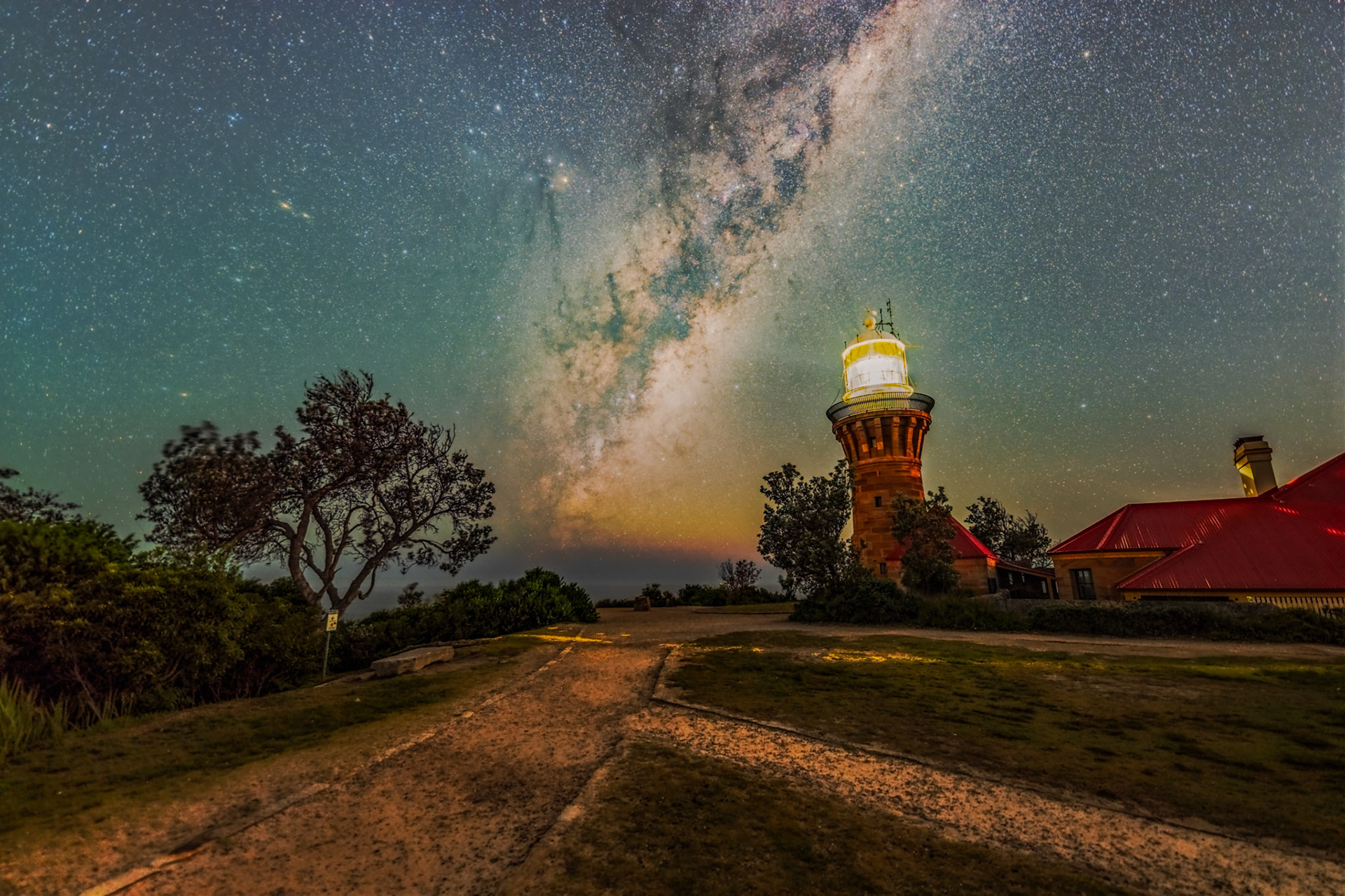 Milky Way from Barrenjoey Lighthouse