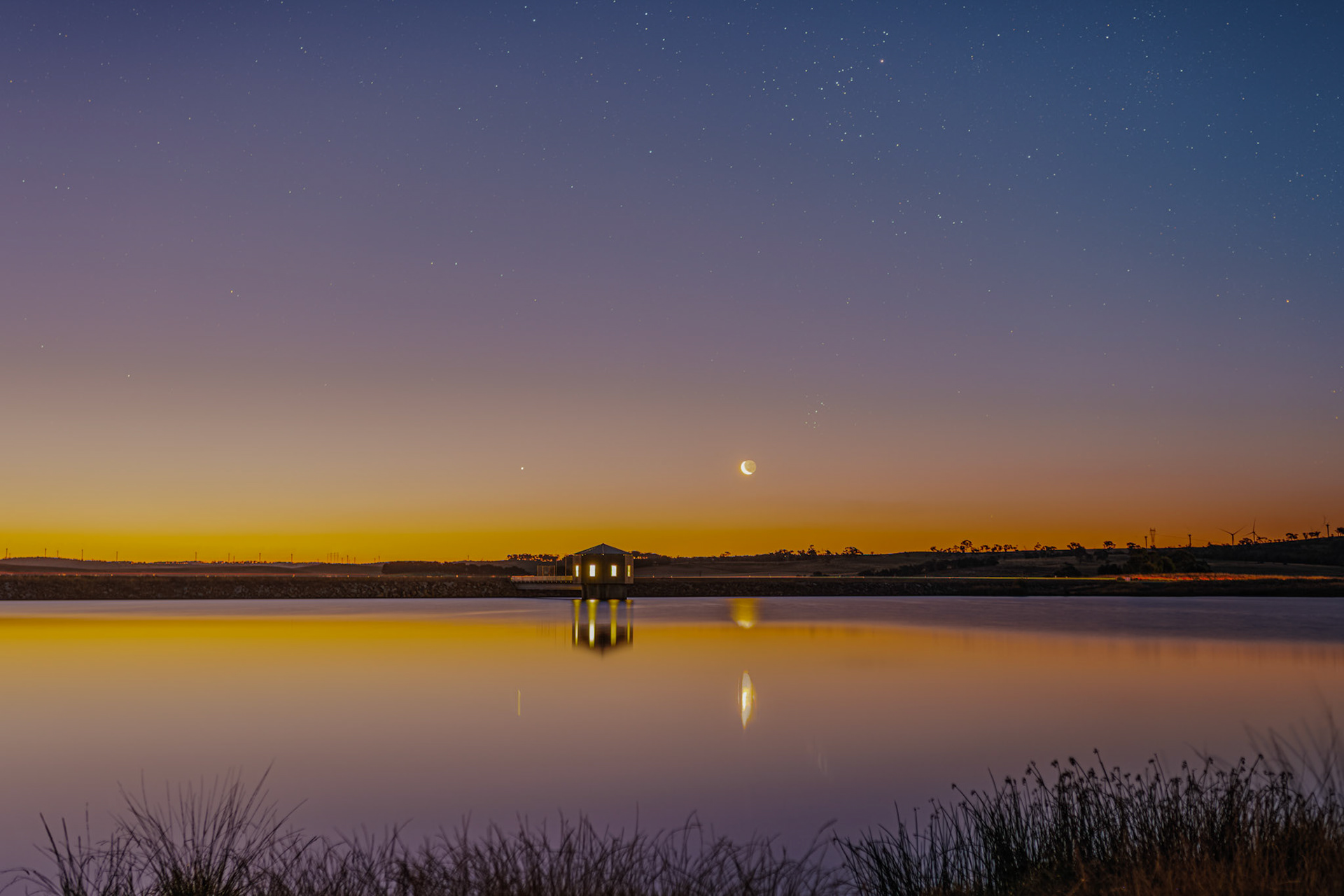 Nautical Twilight from Pejar Dam