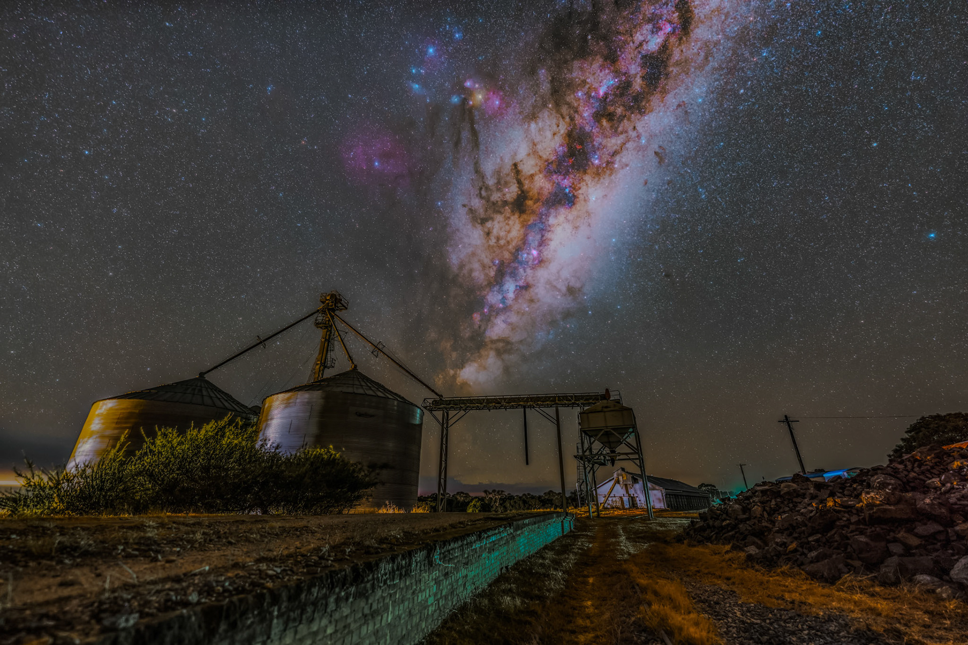 Milky Way from Galong Railway Station