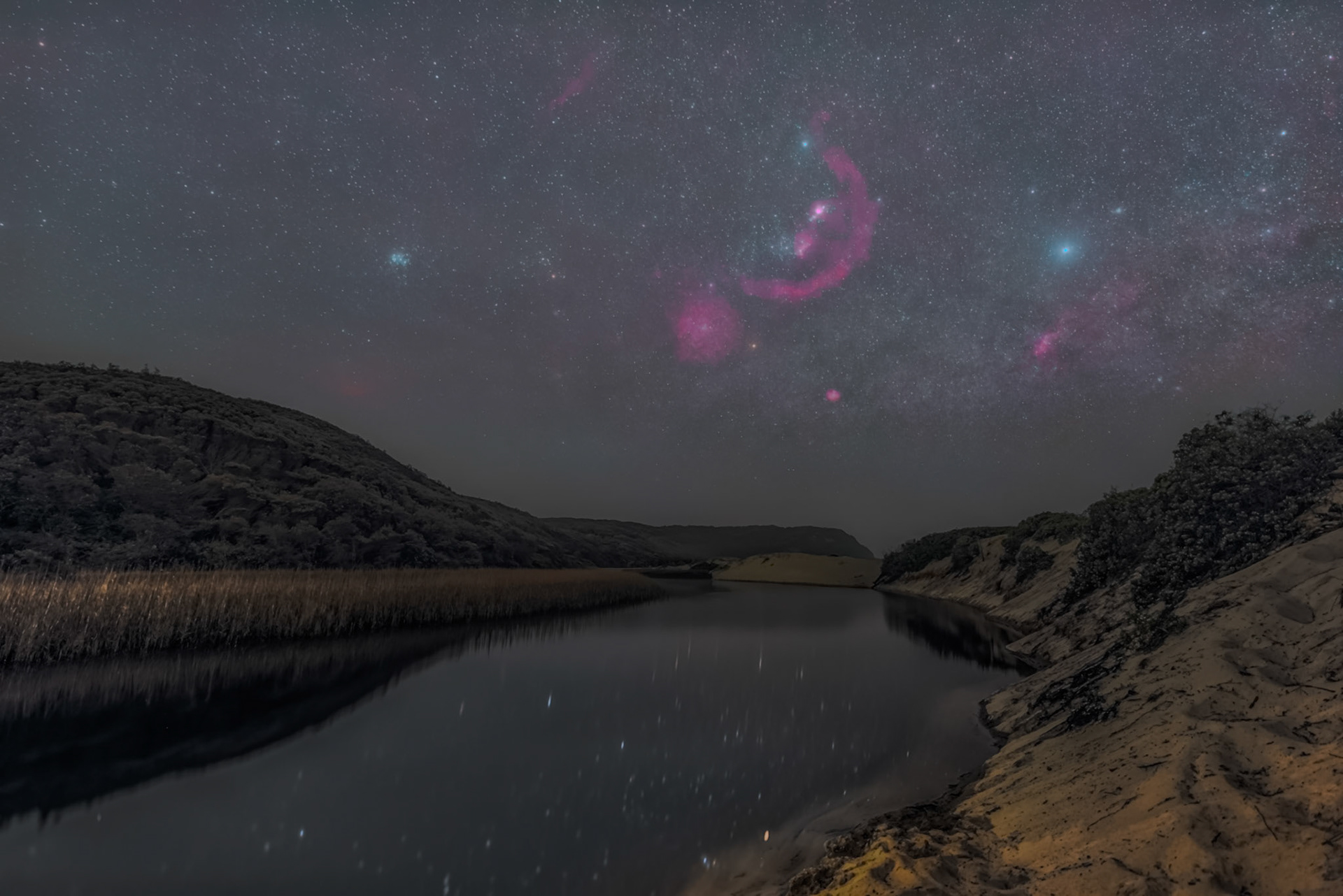 Orion over Birdie Beach