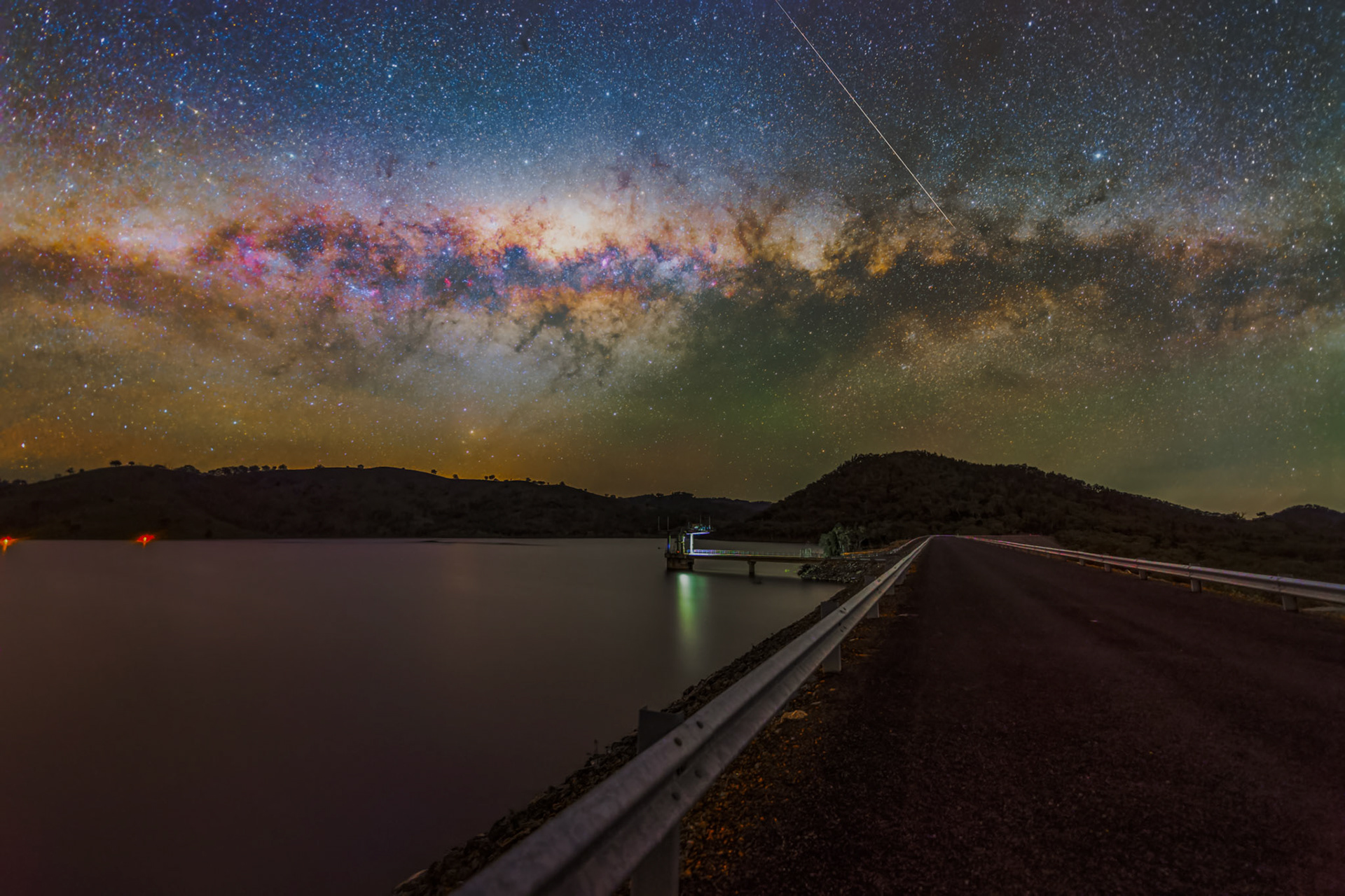 Milky Way over Lake Windamere