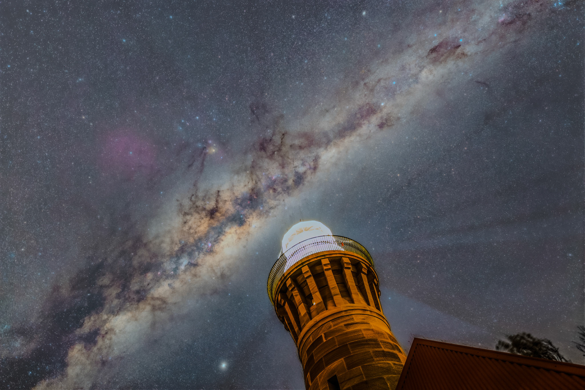 Milky Way over Barrenjoey Lighthouse