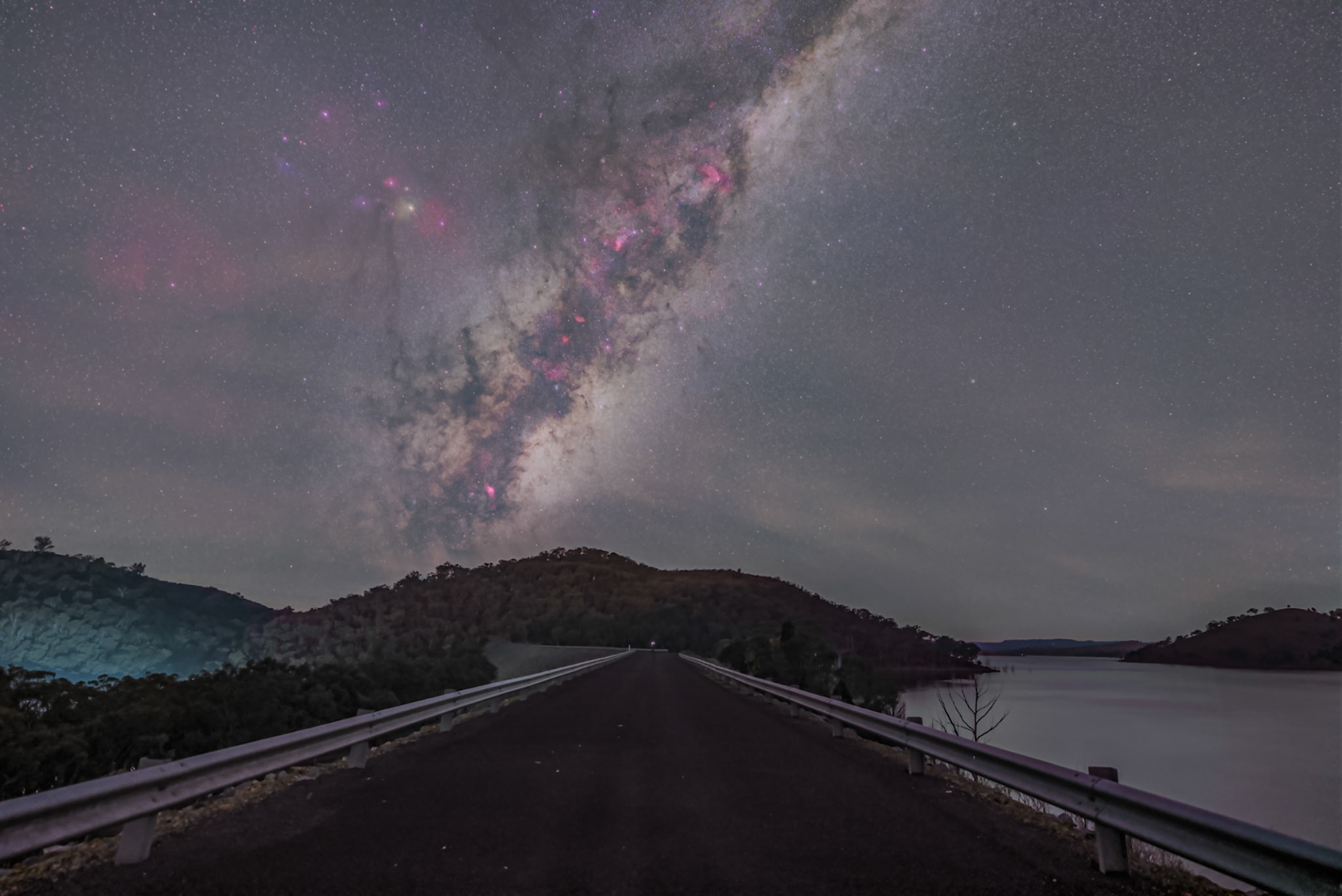 Milky Way over Windamere Dam