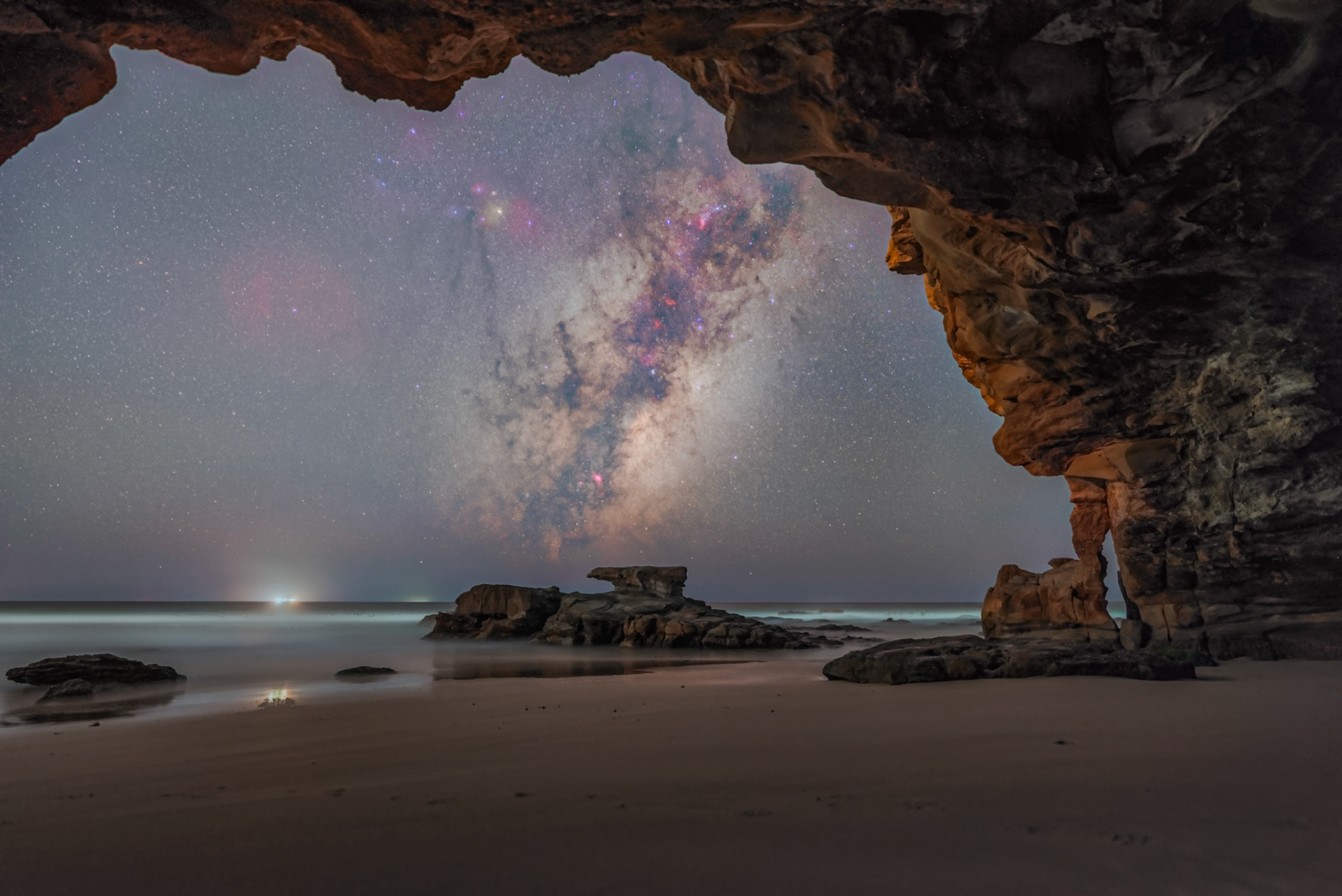 Milky Way from Caves Beach