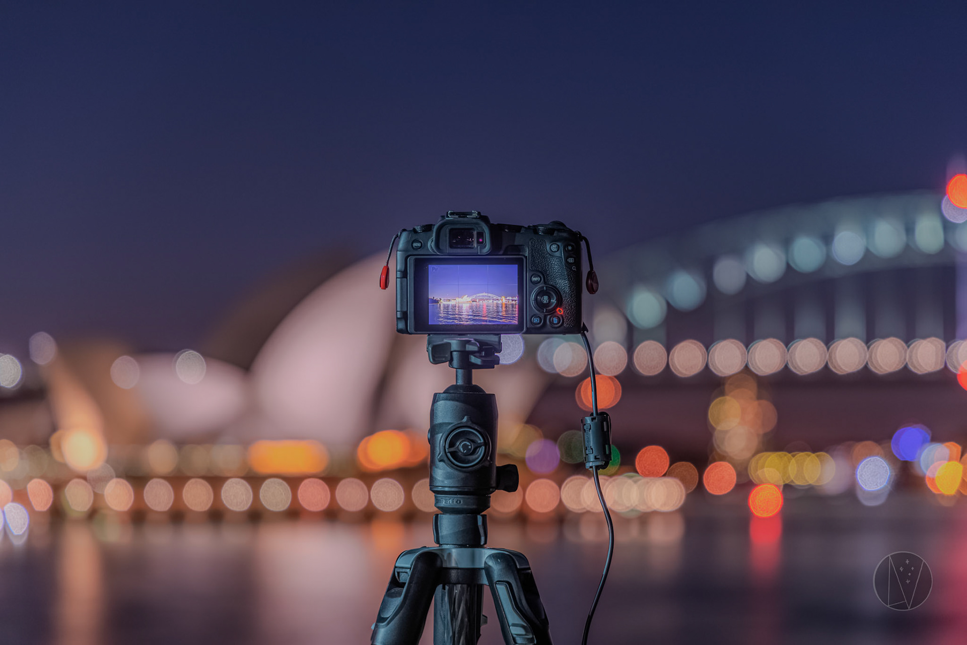 Timelapse in progress at Mrs Macquarie's Chair