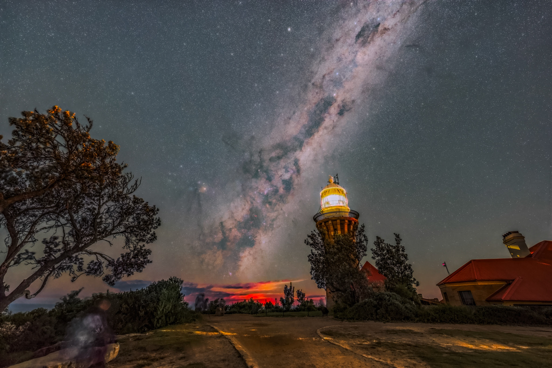 Milky Way from Barrenjoey Lighthouse