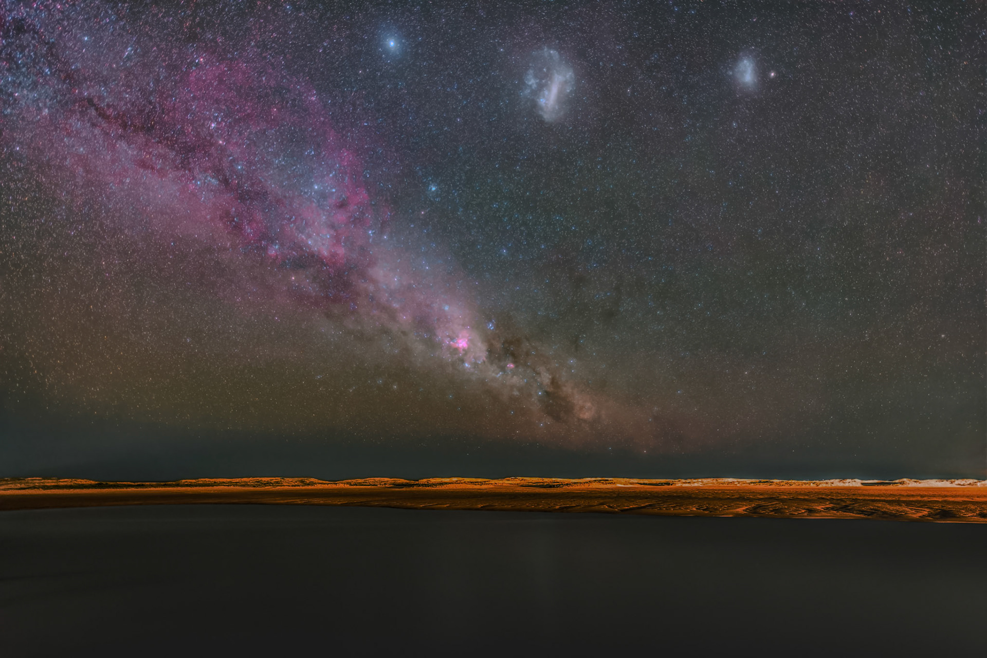 Milky Way from Harrington Break Wall