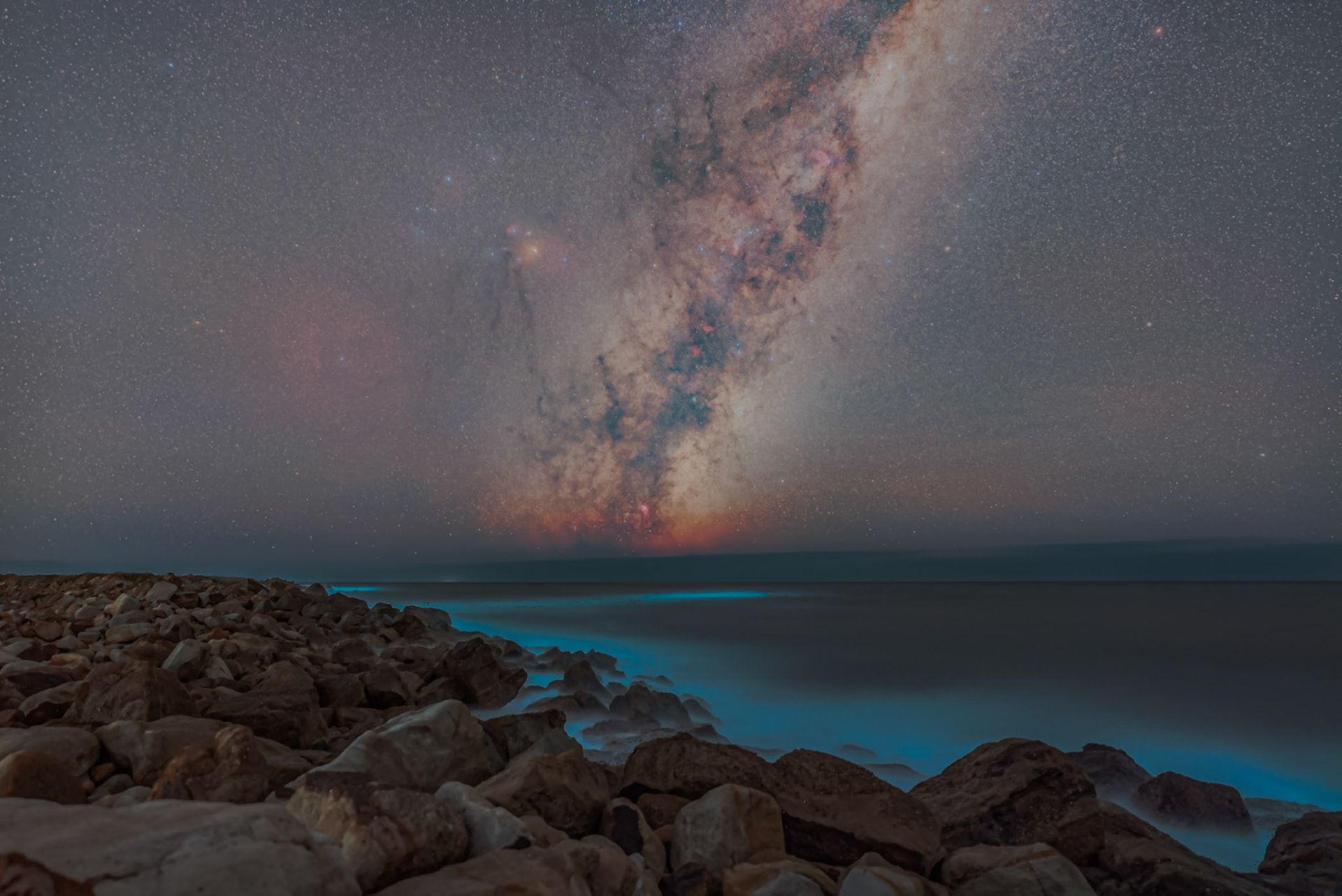 Milky Way over Spoon Rock