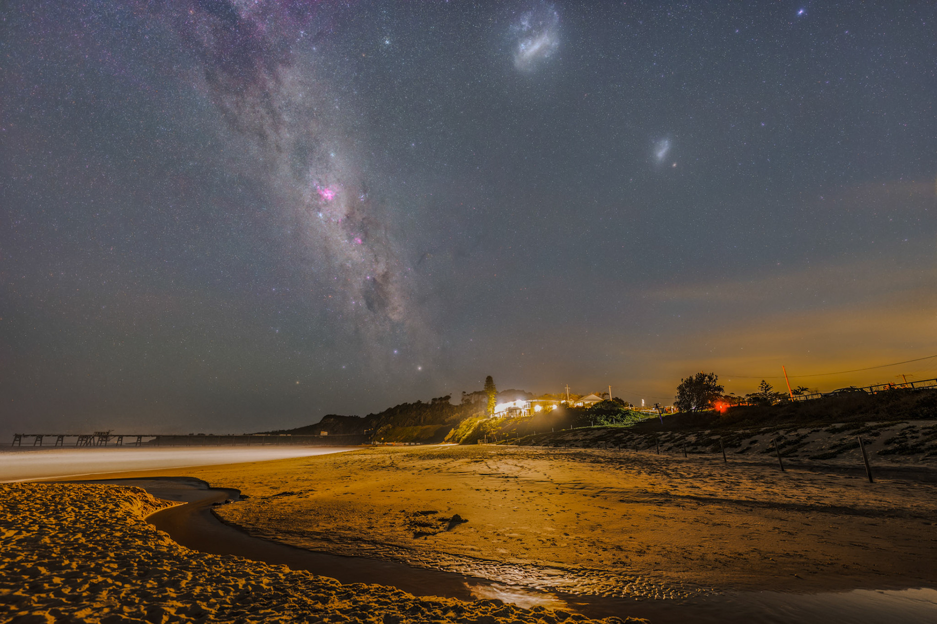 Summer Milky Way from Catherine Hill Bay